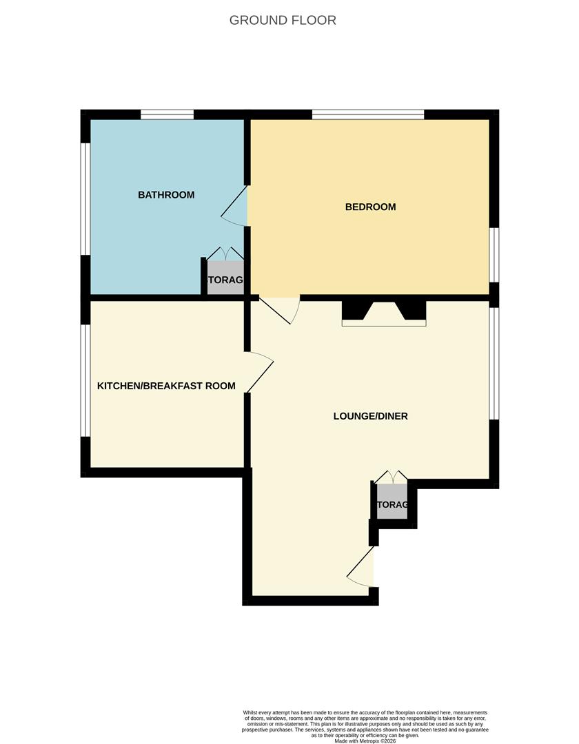 Flat 3, 17, Golf Links Road, Burnham On Sea floorplan