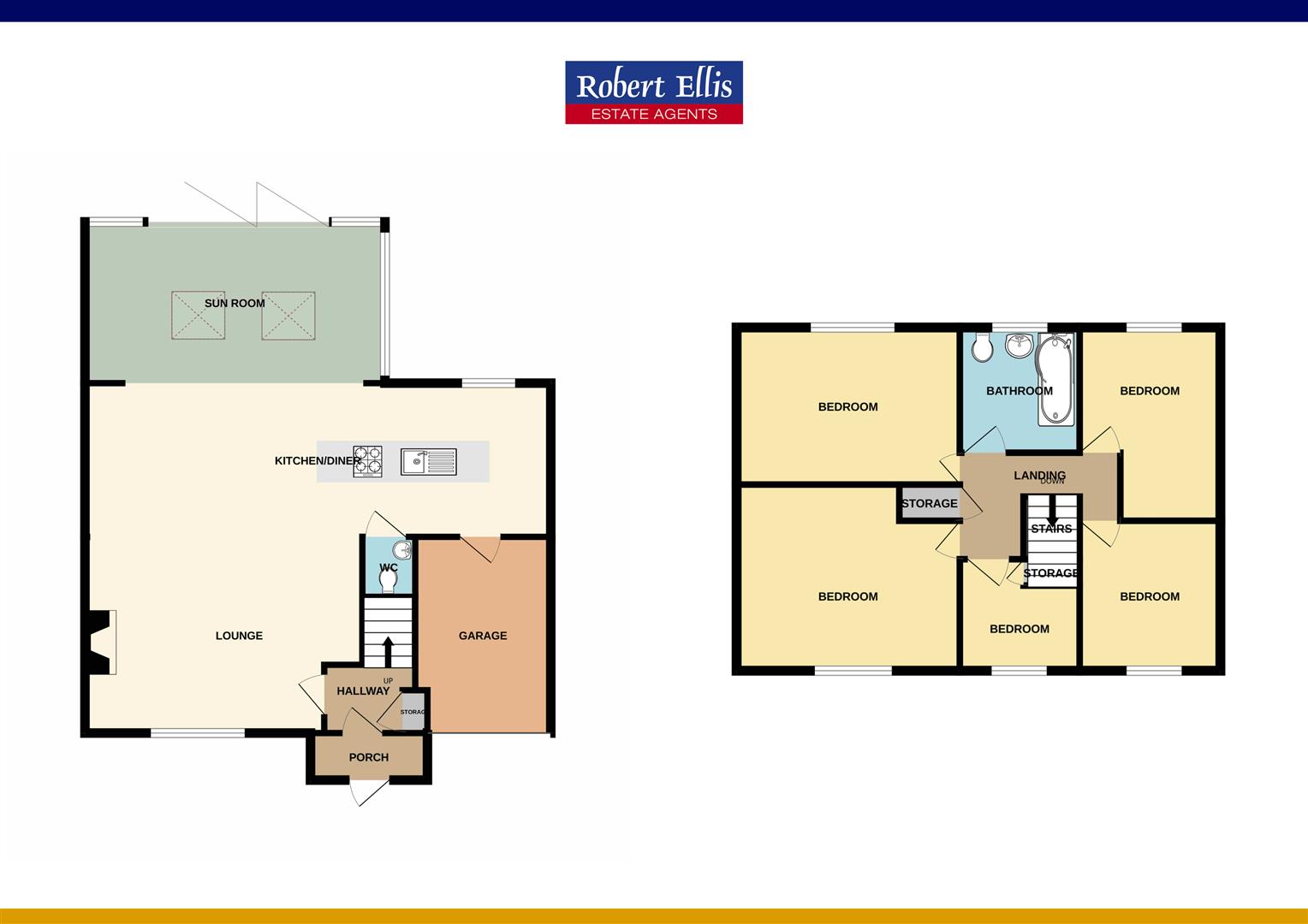 5, Tudor Close, Nottingham floorplan
