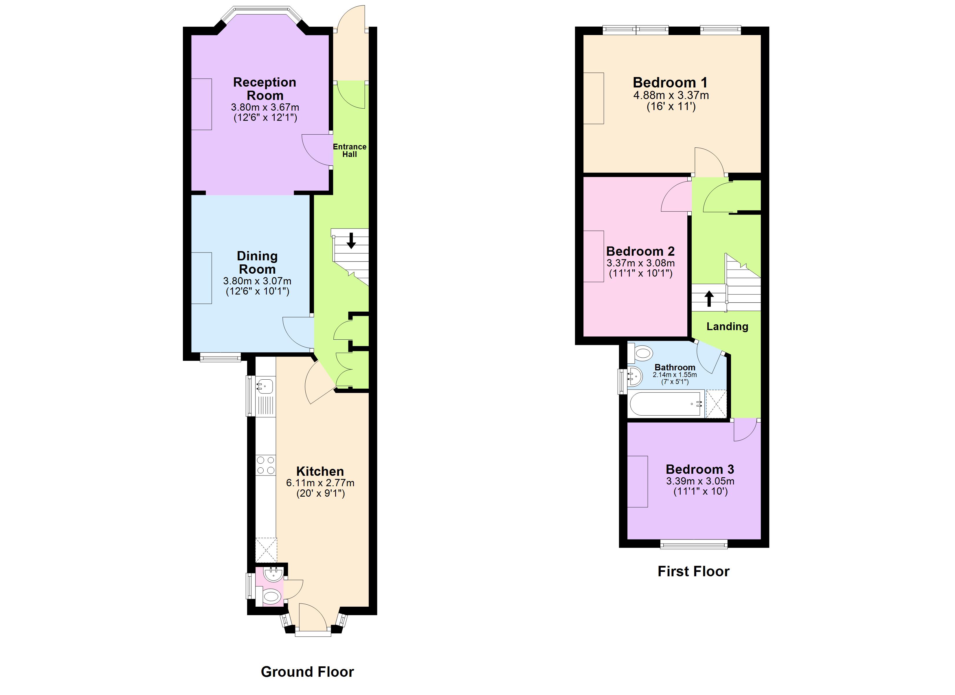52, Elmer Road, London floorplan
