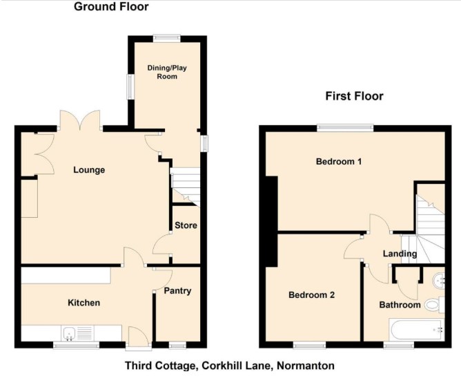 Third Cottage,, Corkhill Lane, Southwell floorplan