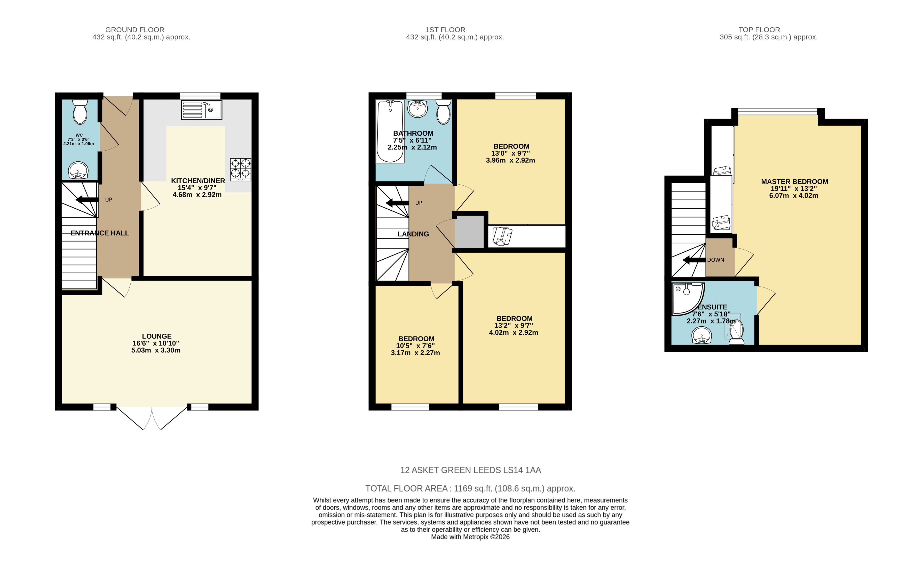Asket Green, Leeds floorplan