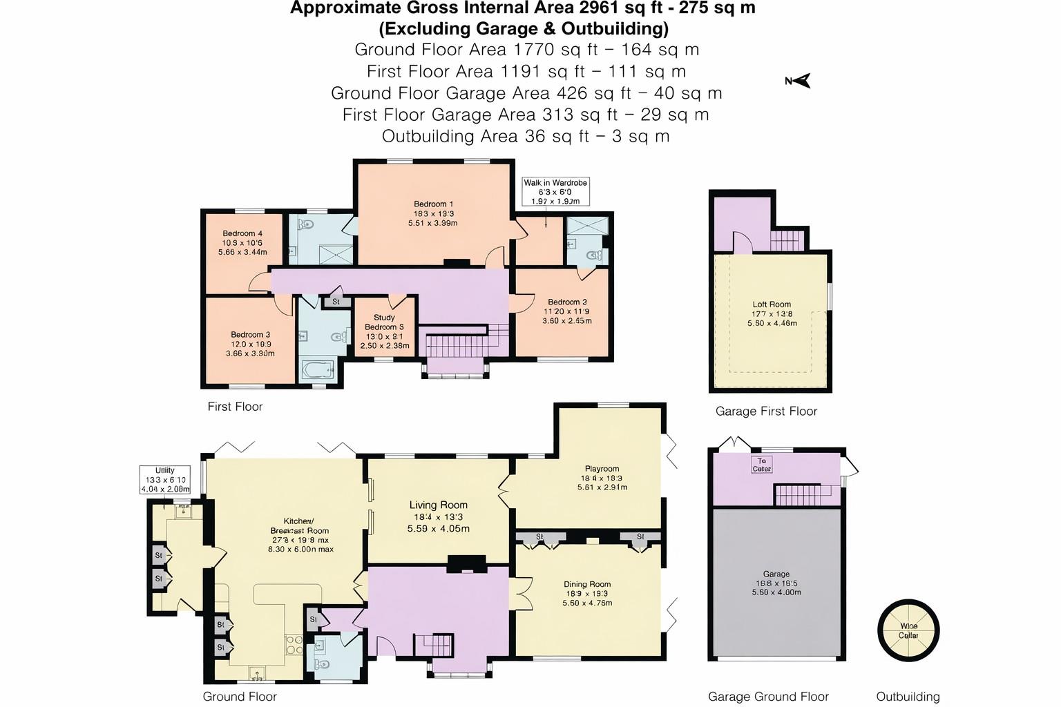 Foxley, Perry Green, Much Hadham floorplan