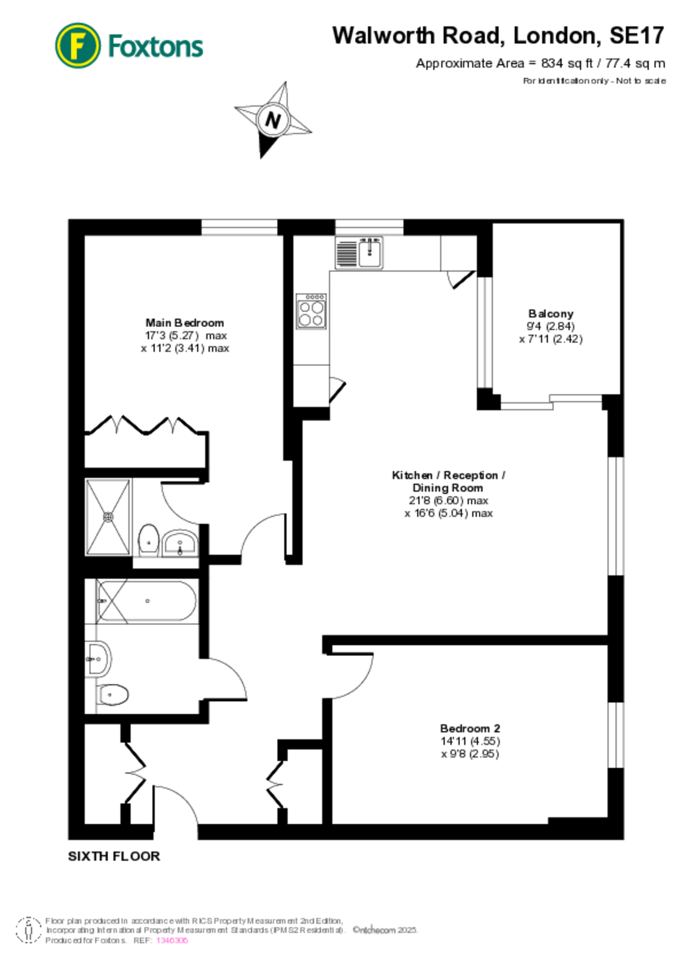 Walworth Road, Elephant and Castle floorplan