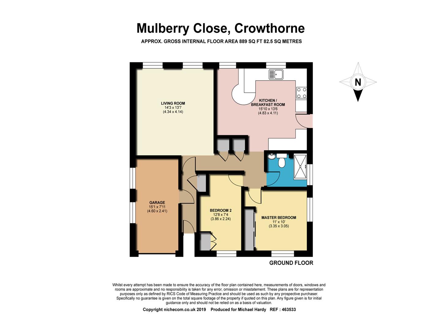 2 Bedrooms Detached bungalow for sale in Mulberry Close, Crowthorne, Berkshire RG45