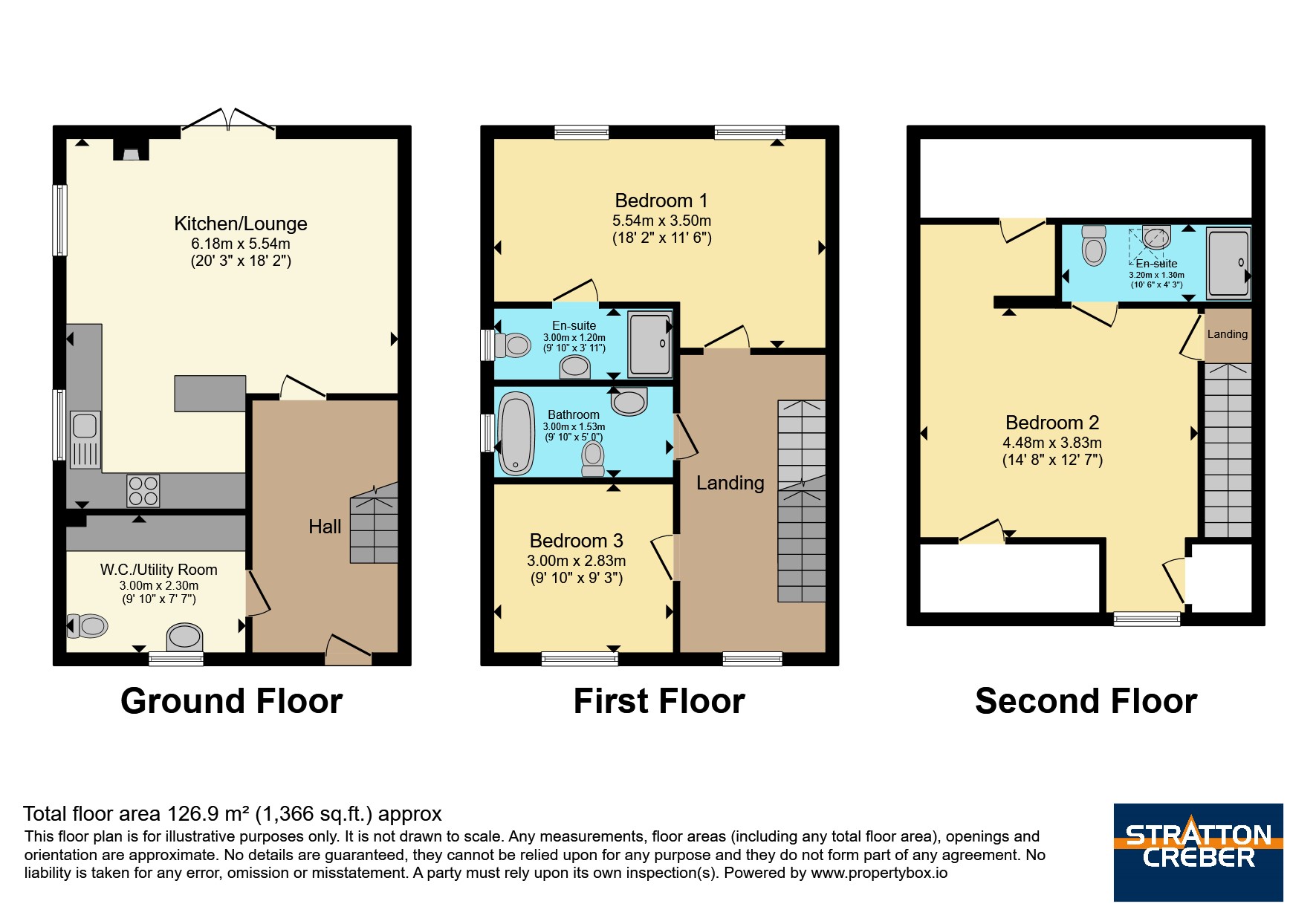Buttercup, 5, Floral Lane, Camborne floorplan