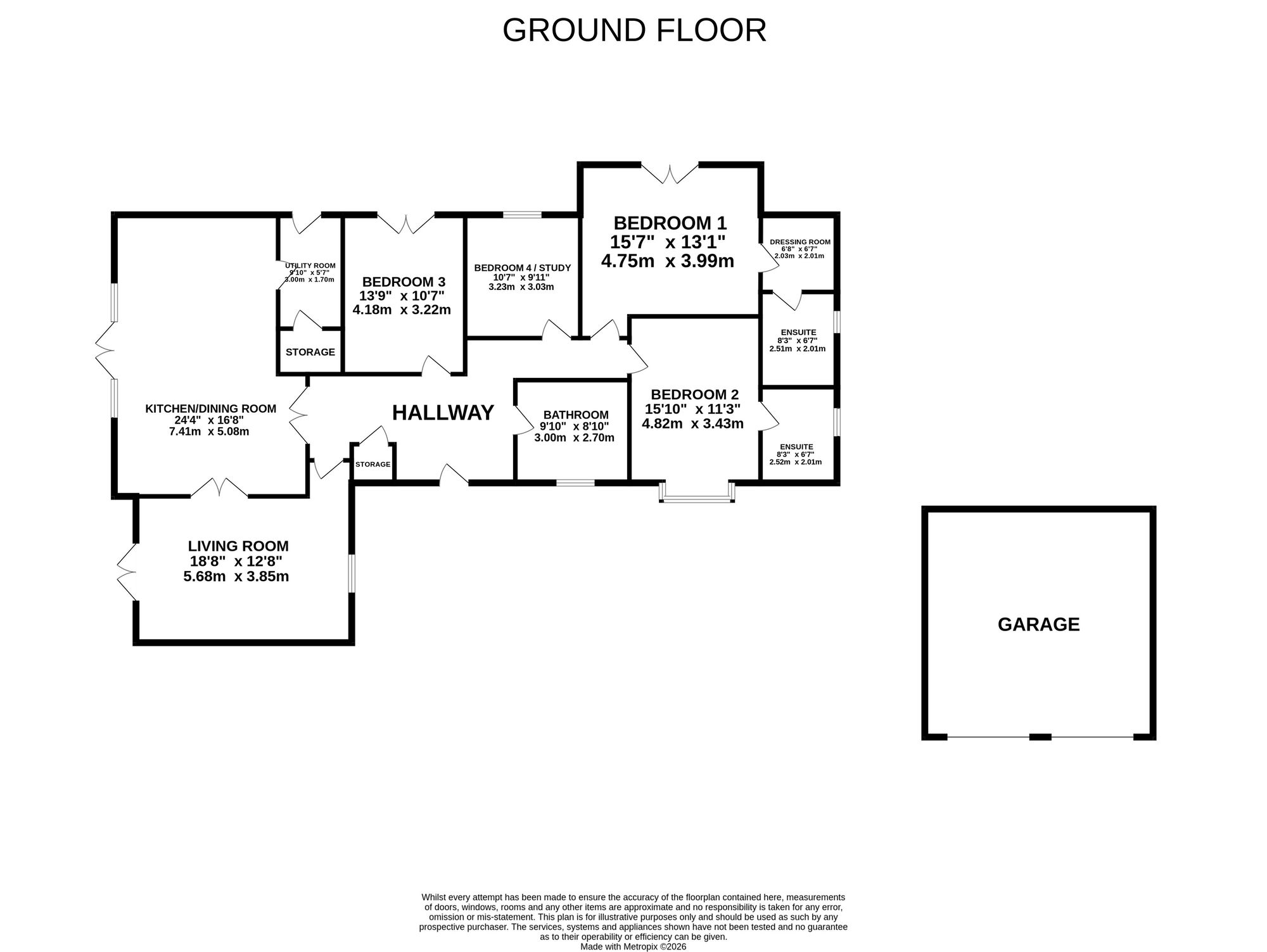 8 Chorlton Gardens, Newcastle floorplan