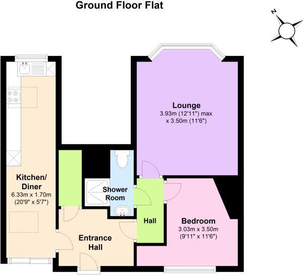 1 Bedrooms Flat for sale in Sunnyhill Road, Herne Bay CT6