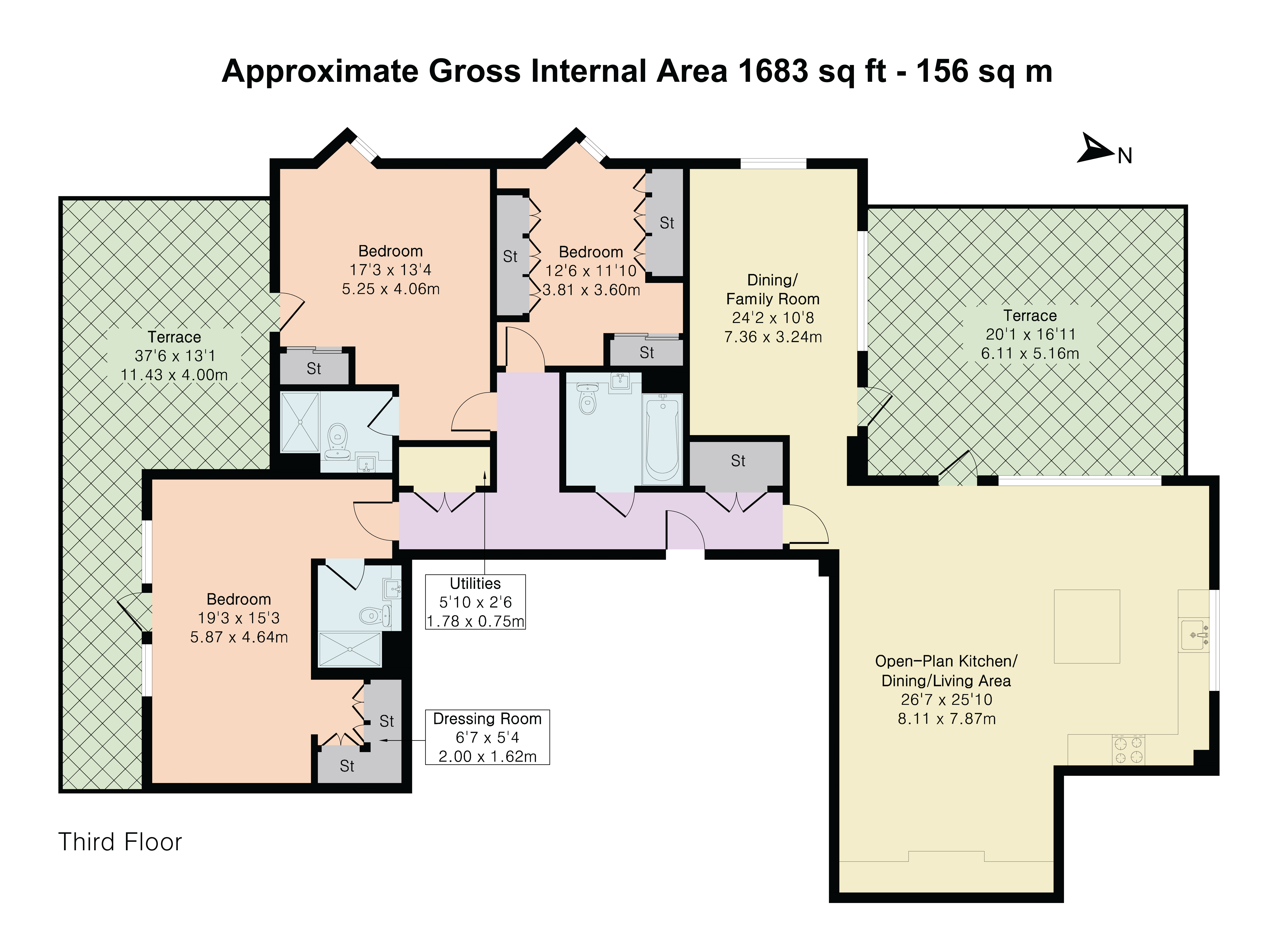 Flat 17, Hawking House, 14, Cornforth Lane, London floorplan