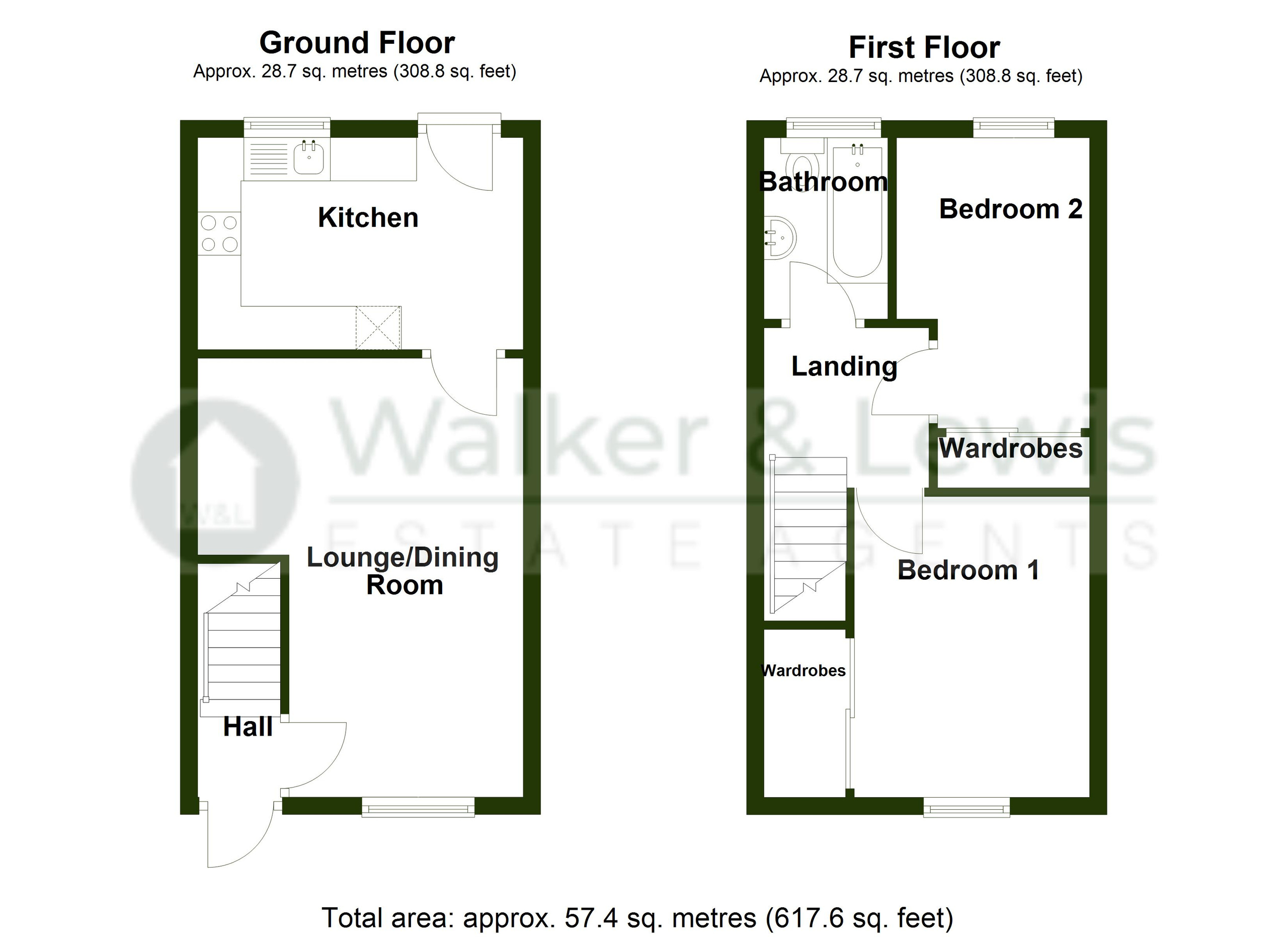 6 Old School Close, Merthyr Tydfil floorplan