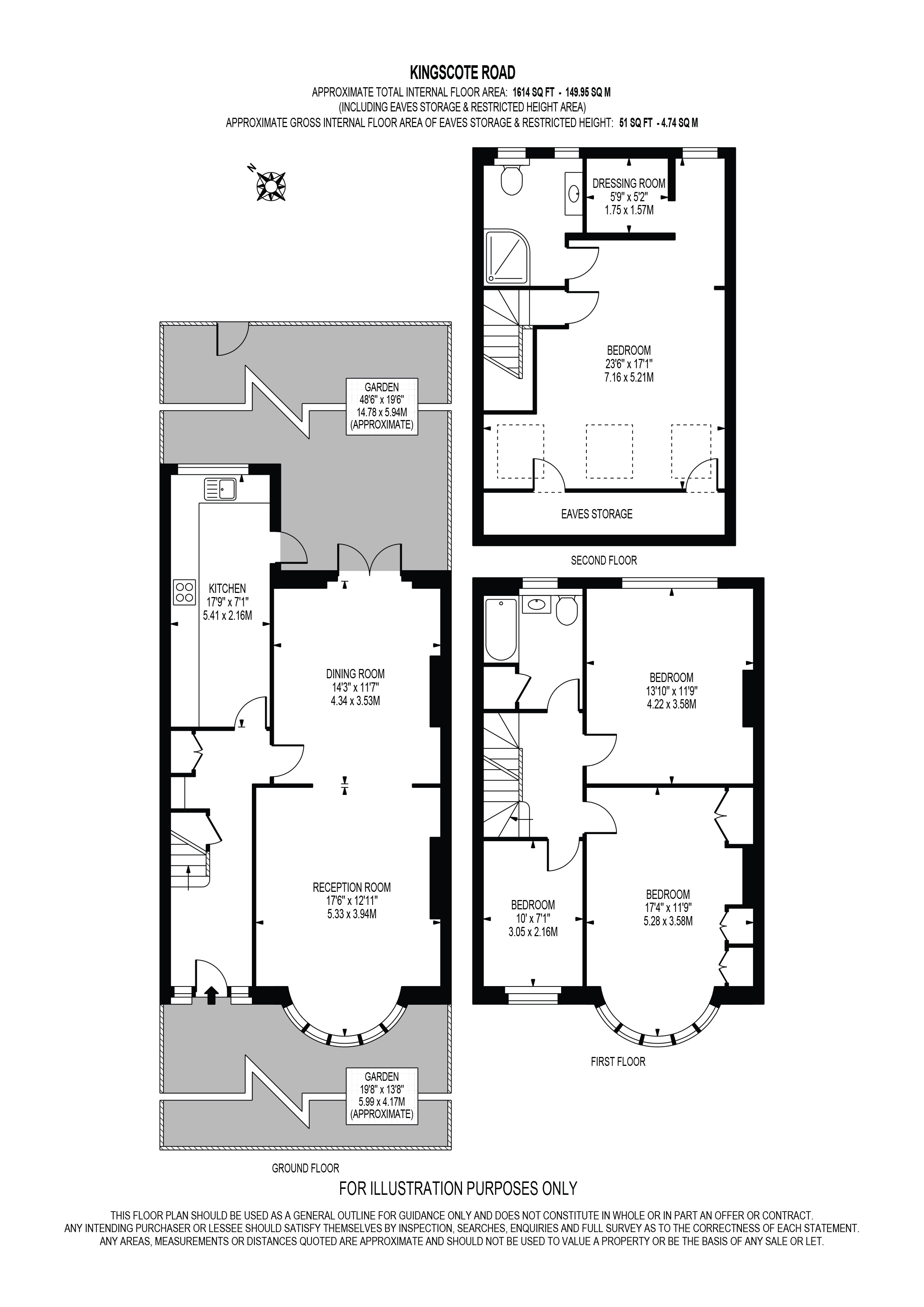3, Kingscote Road, Surrey floorplan