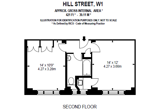 1 Bedrooms Flat to rent in Hill Street, London W1J
