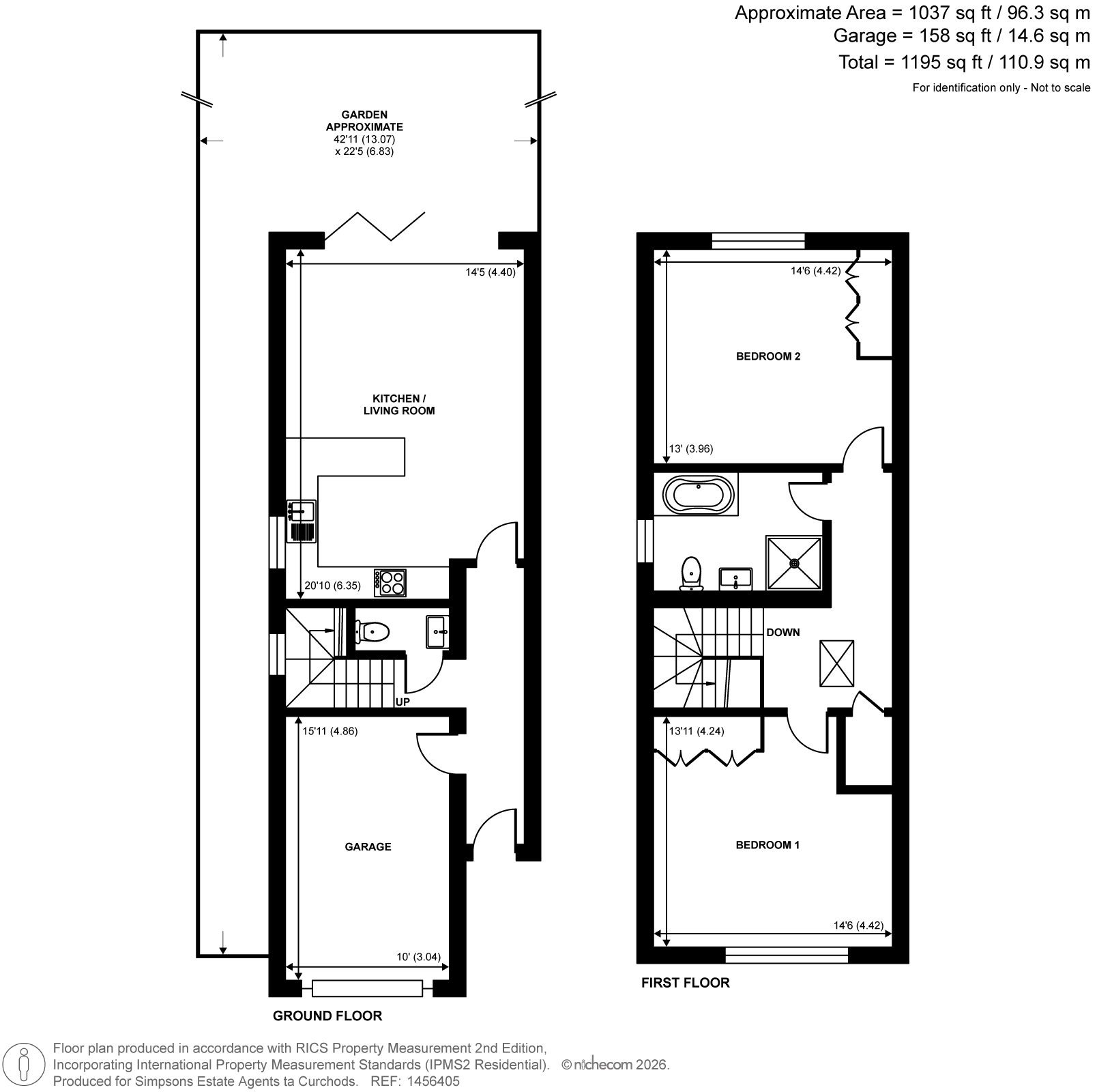 1C, Station Road, Shepperton floorplan