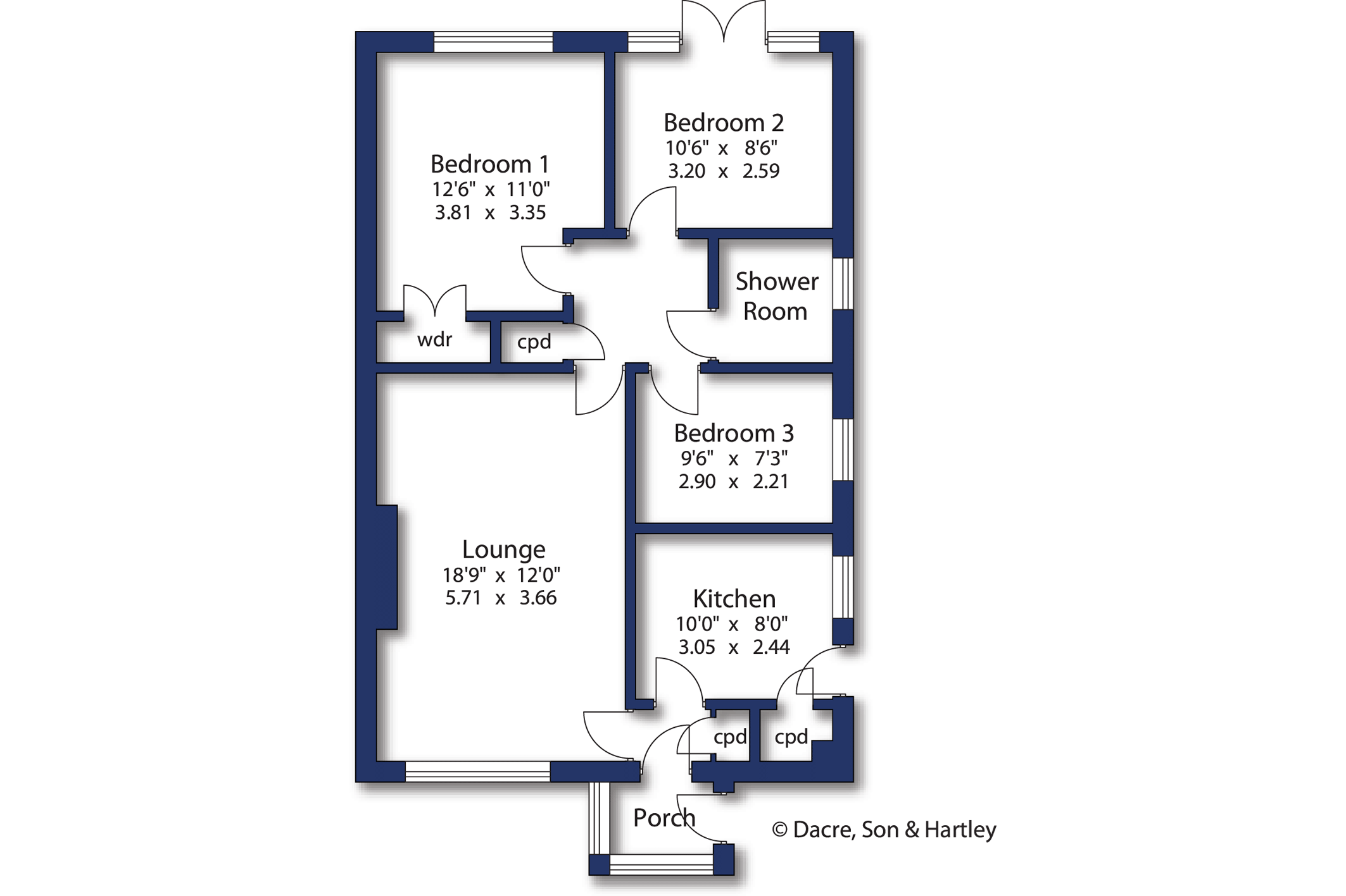 21, Farndale Road, Wilsden floorplan