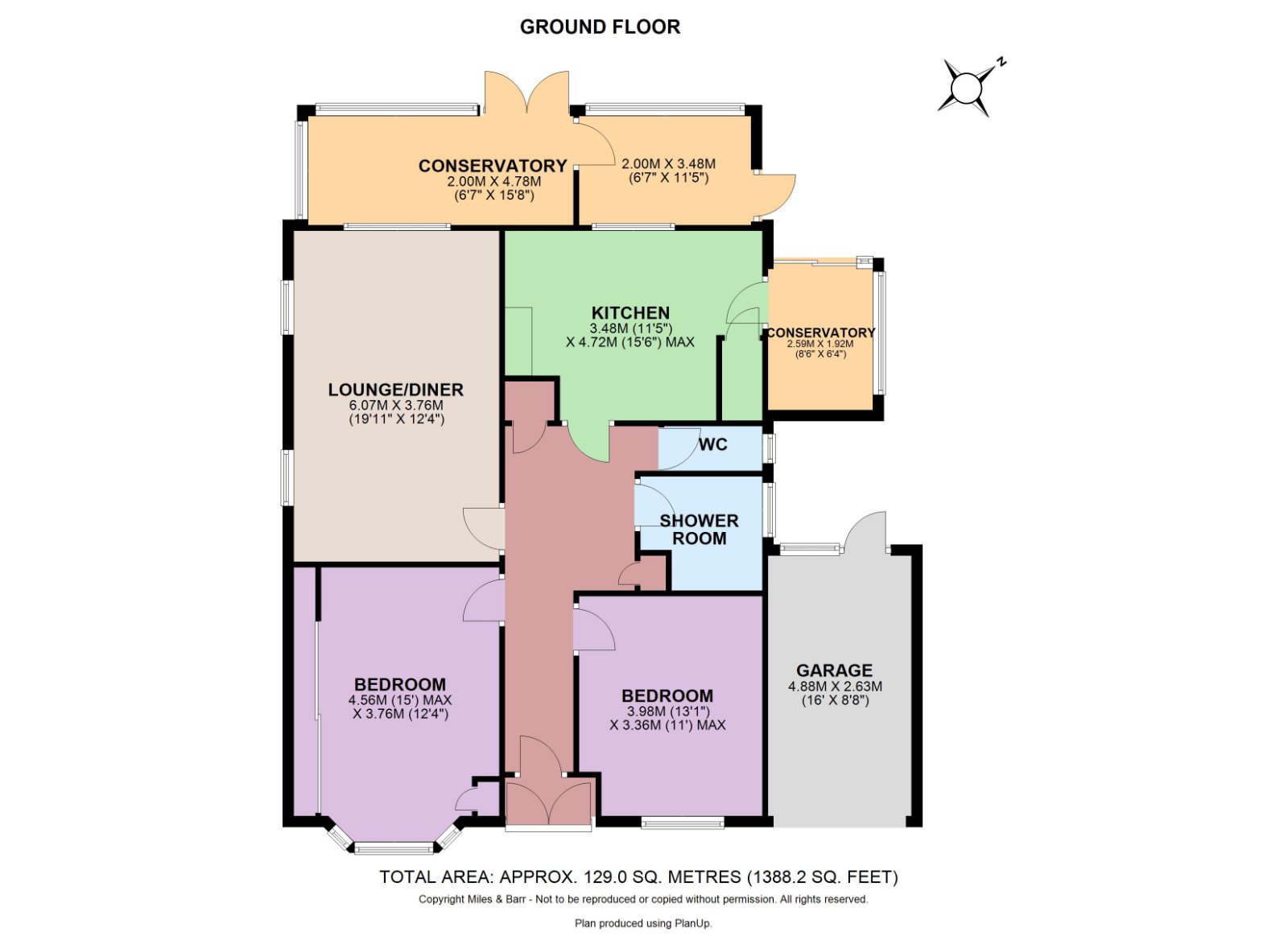 17, Manor Drive, Birchington floorplan
