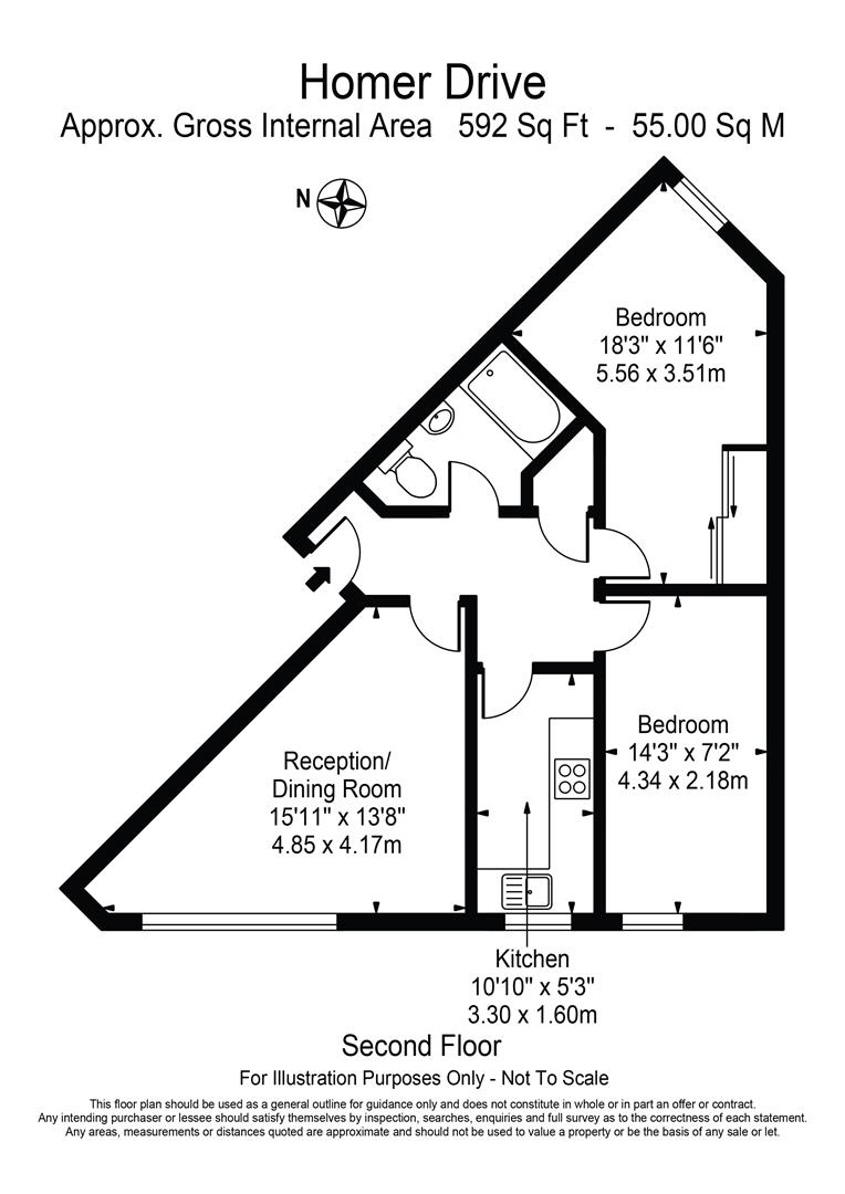 7, Homer Drive, London floorplan