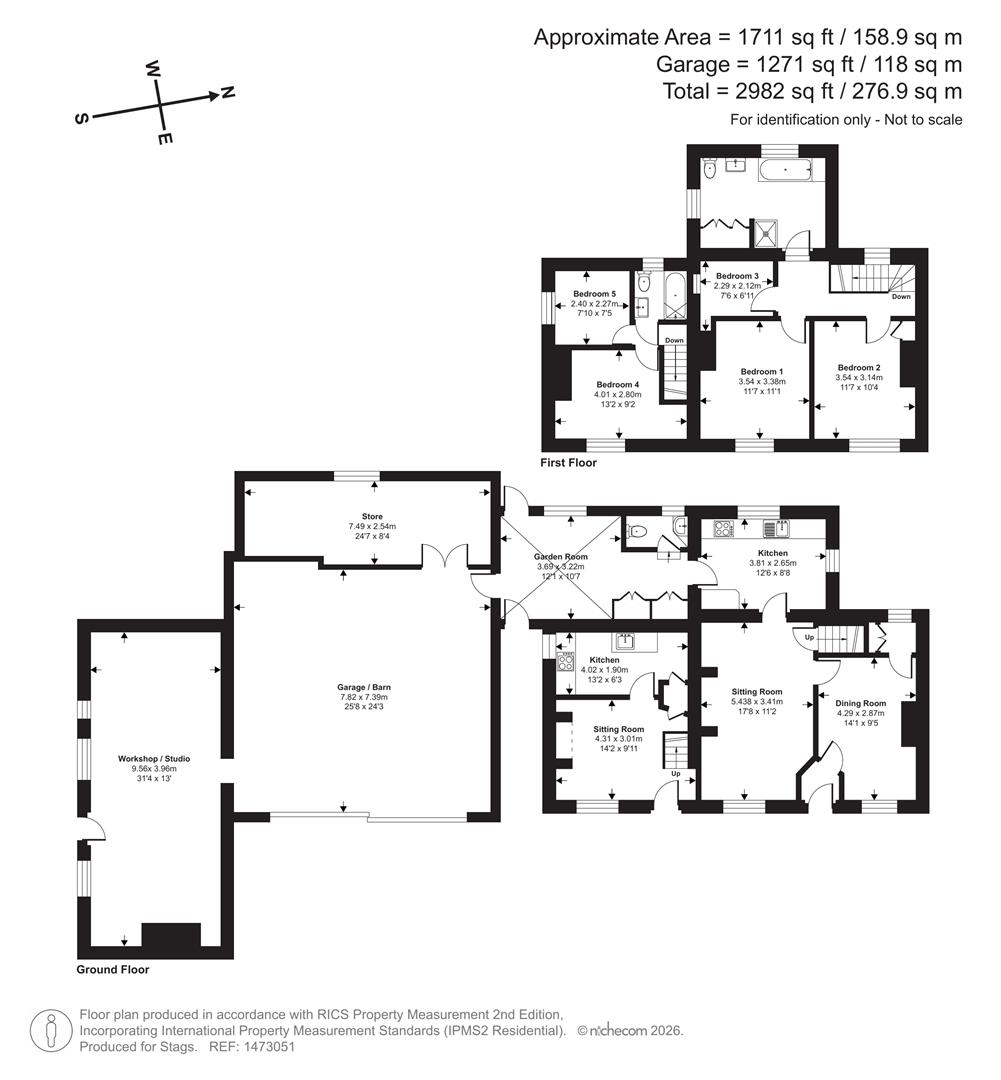 The Old Post Office, Holsworthy floorplan