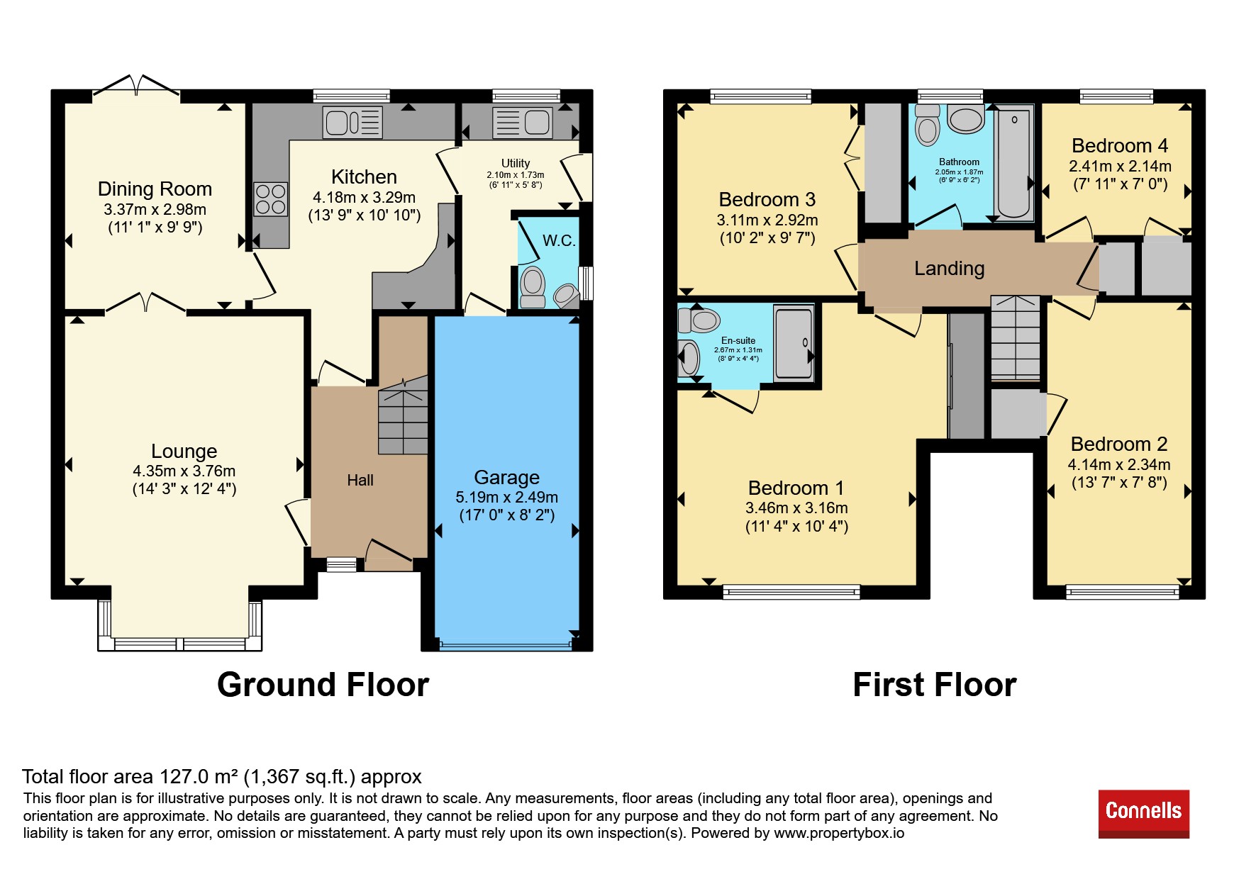 25, Honeysuckle Drive, Wolverhampton floorplan