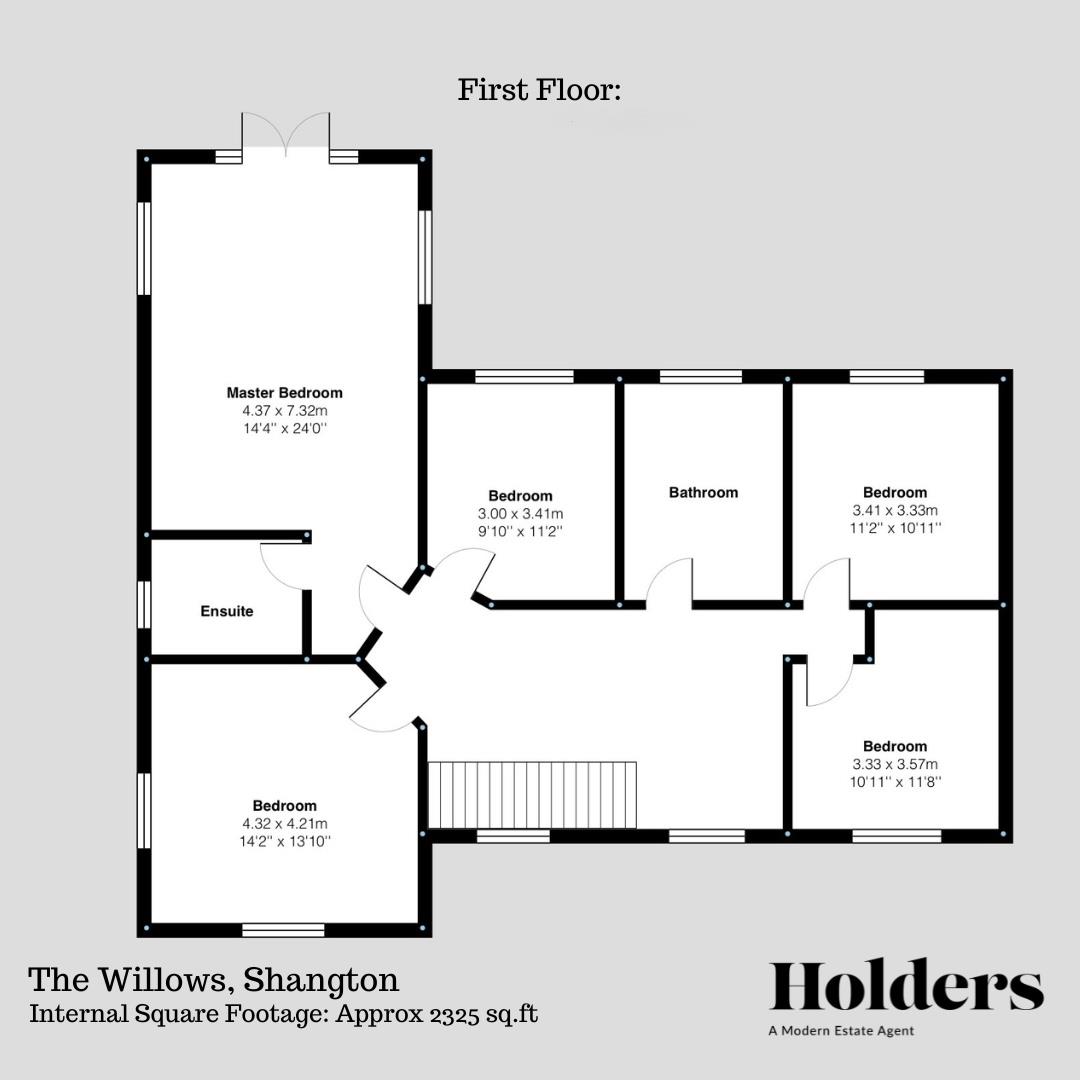 The Willows, Main Street, Leicester floorplan