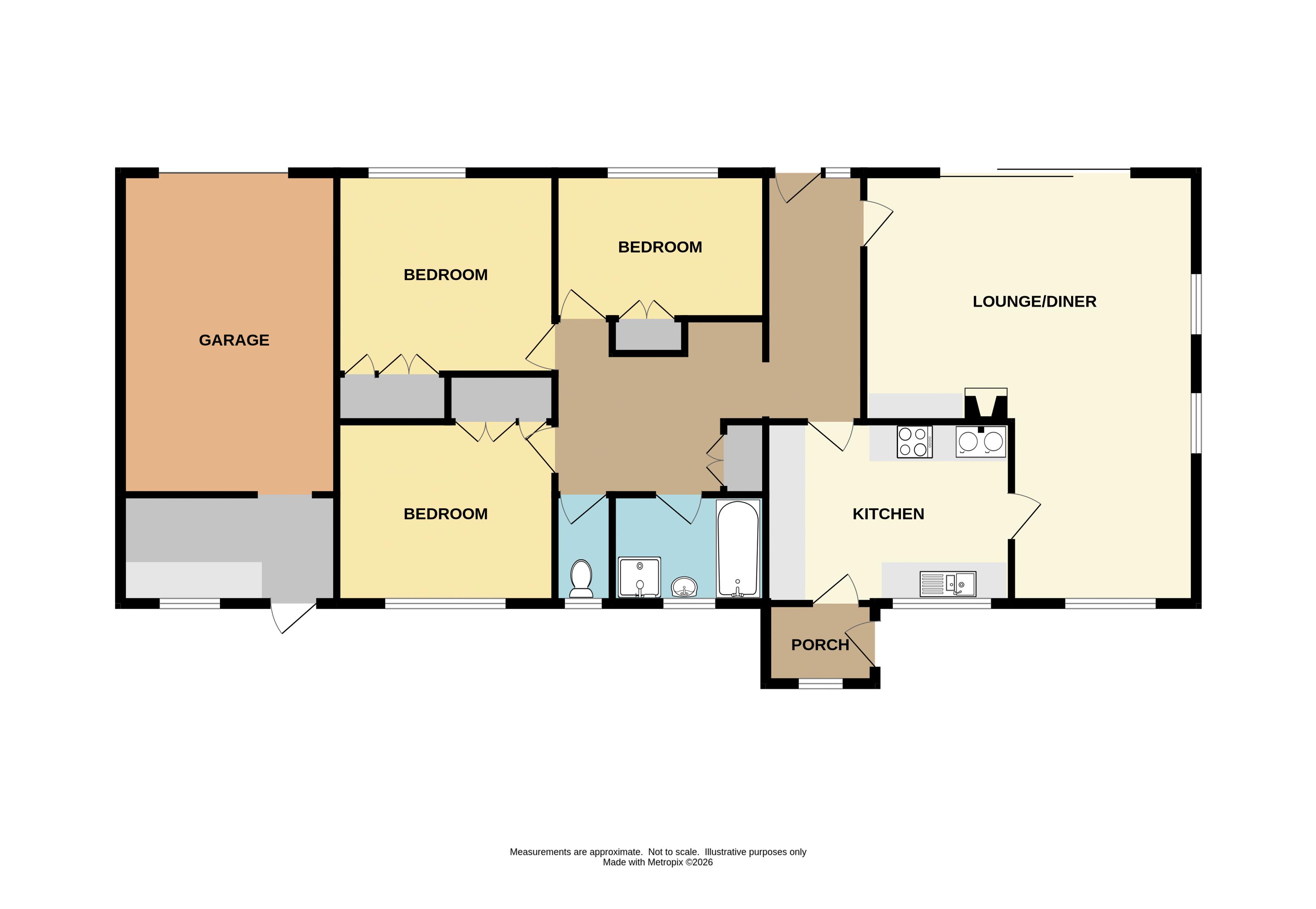 Langvean, Trebell, Bodmin floorplan