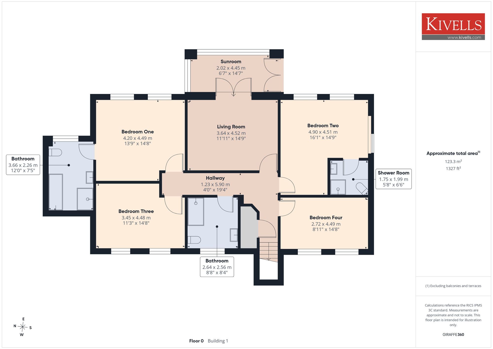 1 Grenville Park Stamford Hill, Bude floorplan