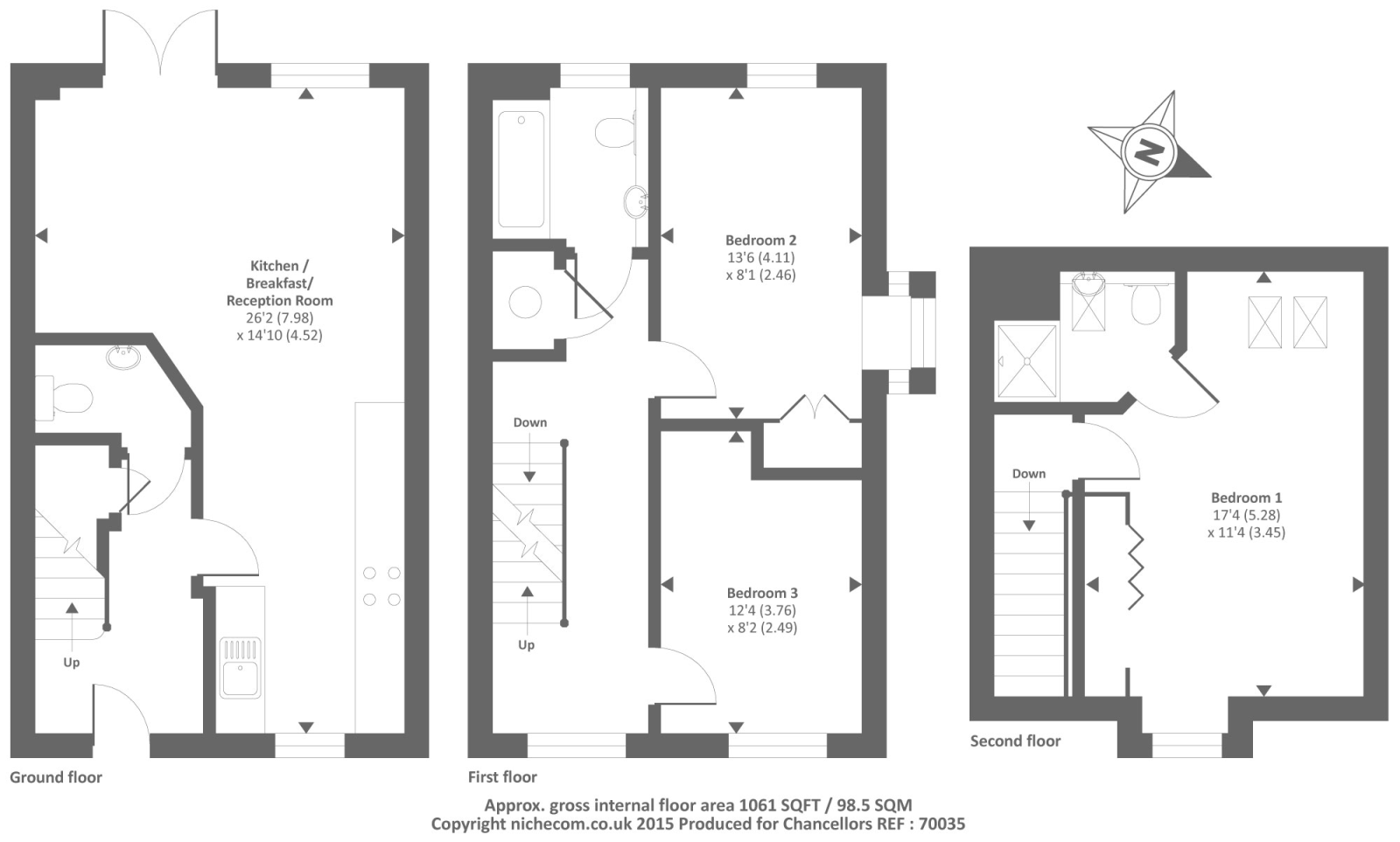 23, Bullfinch Rise, Bracknell floorplan