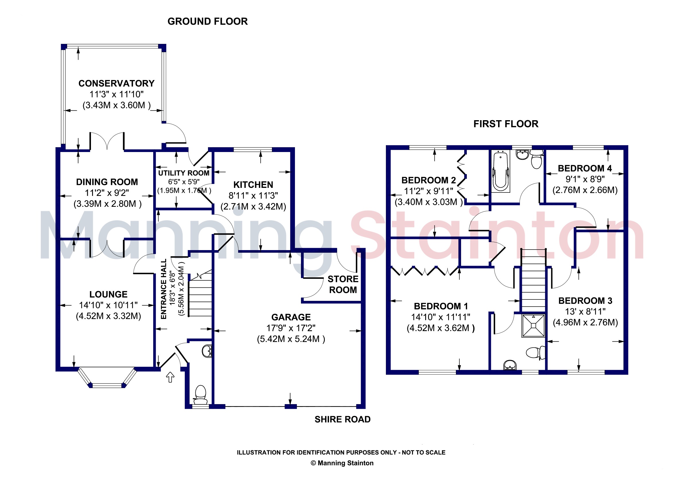 1, Shire Road, Leeds floorplan