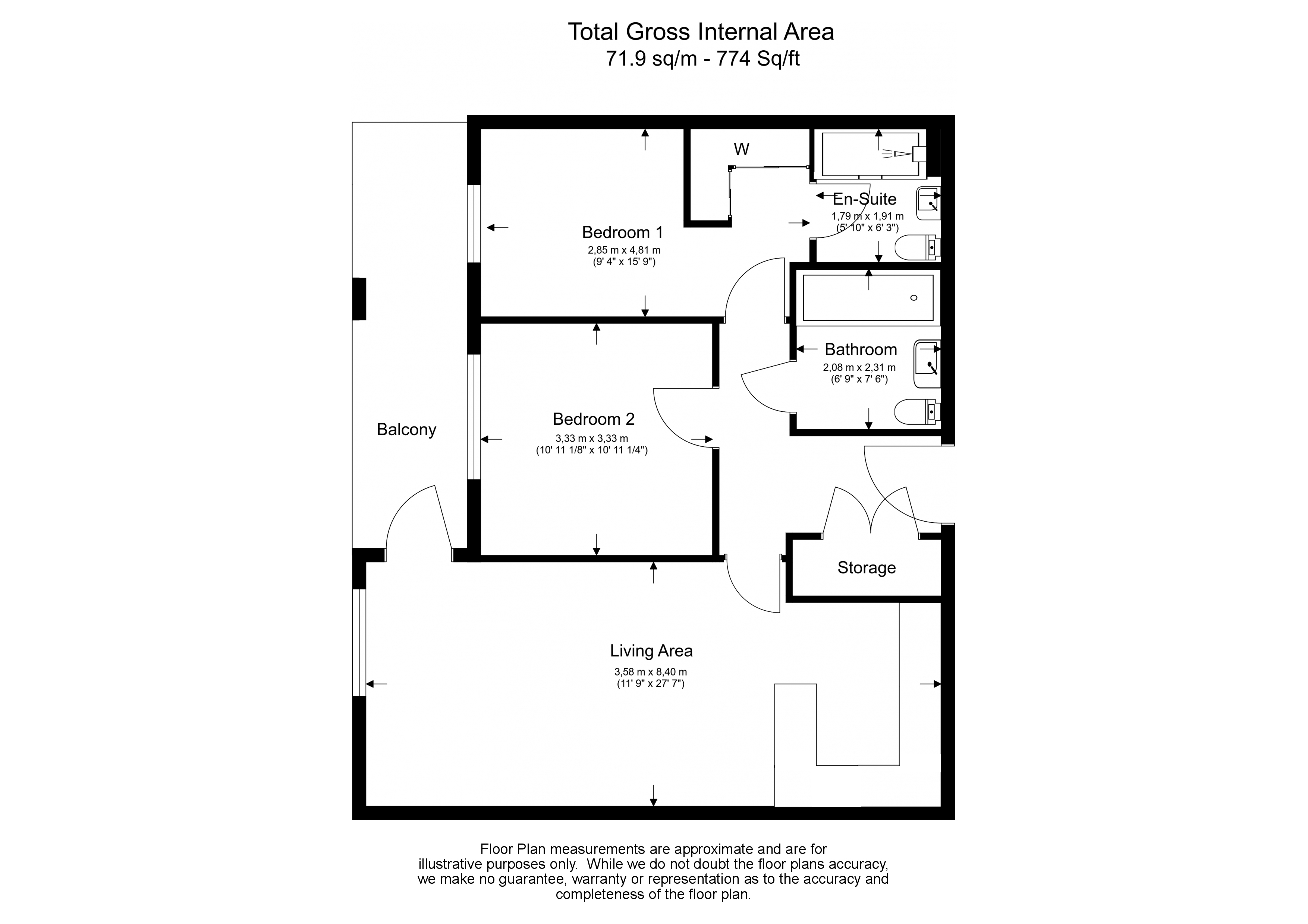 2 Bedrooms Flat to rent in Sury Basin, Kingston KT2