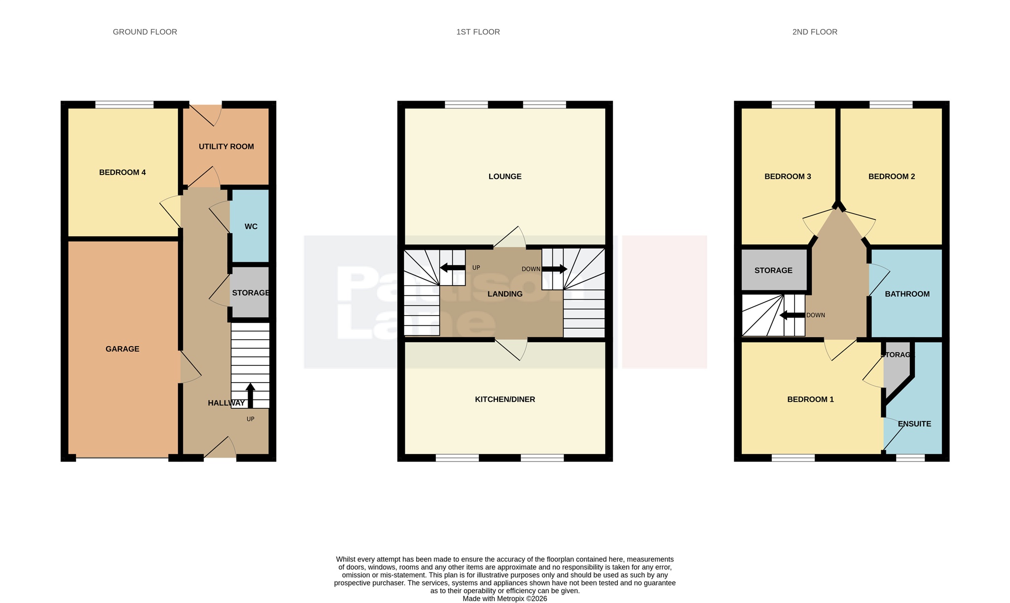 17, Bellway Close, Kettering floorplan