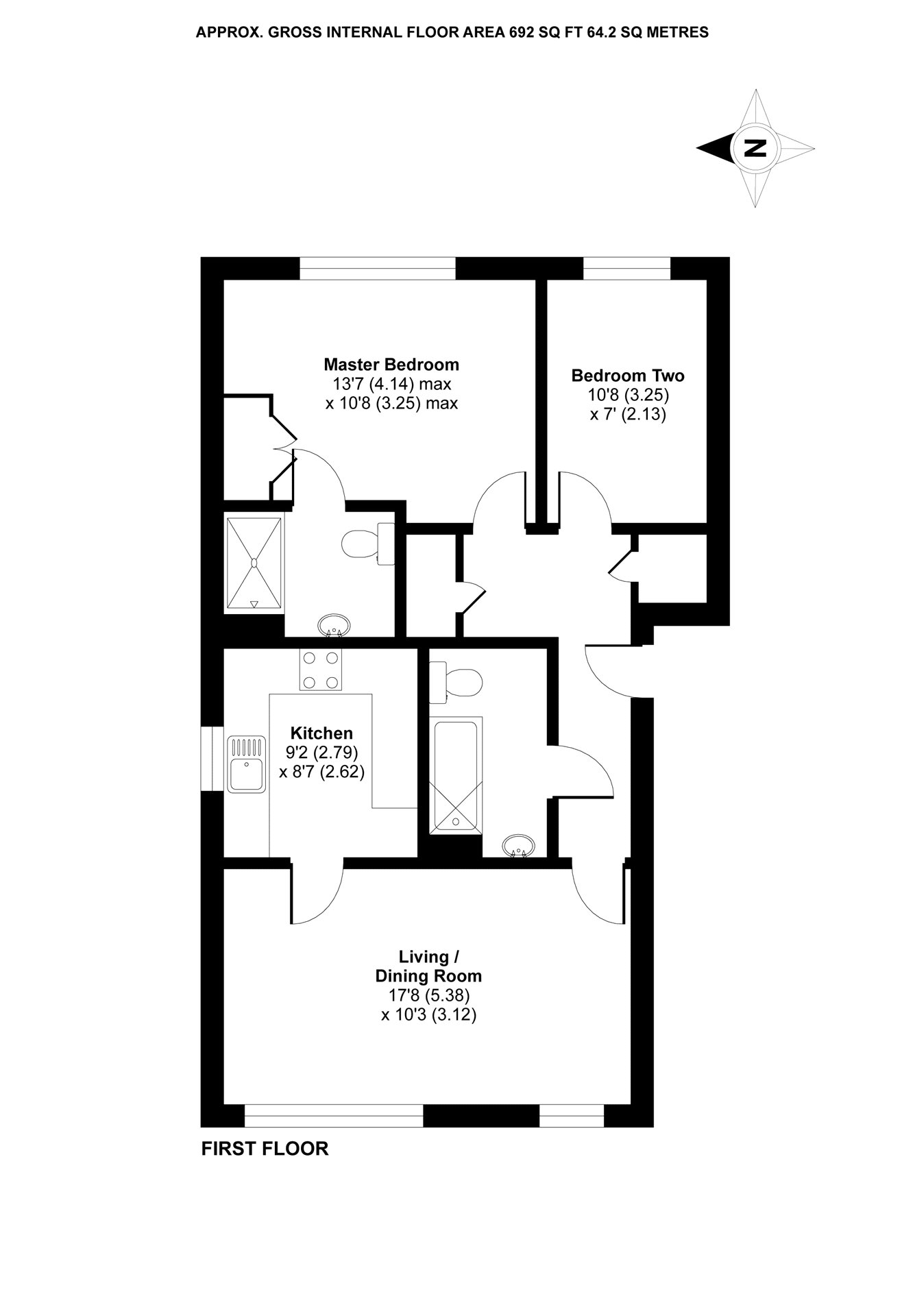 2 Bedrooms Flat for sale in Hunters Court, 430-436 Reading Road, Wokingham, Berkshire RG41