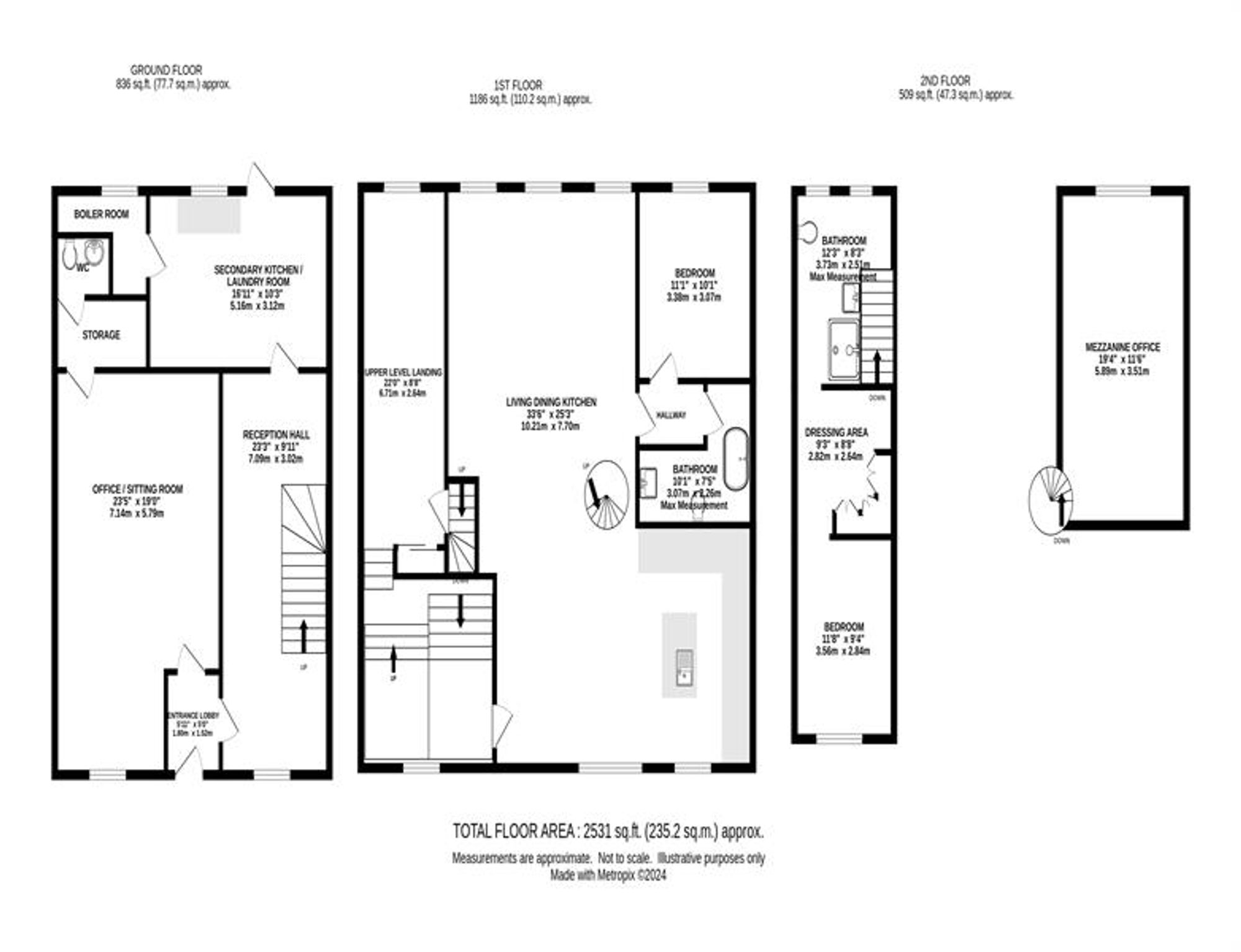 The Old Co-Op Building, Church Street, High Peak floorplan