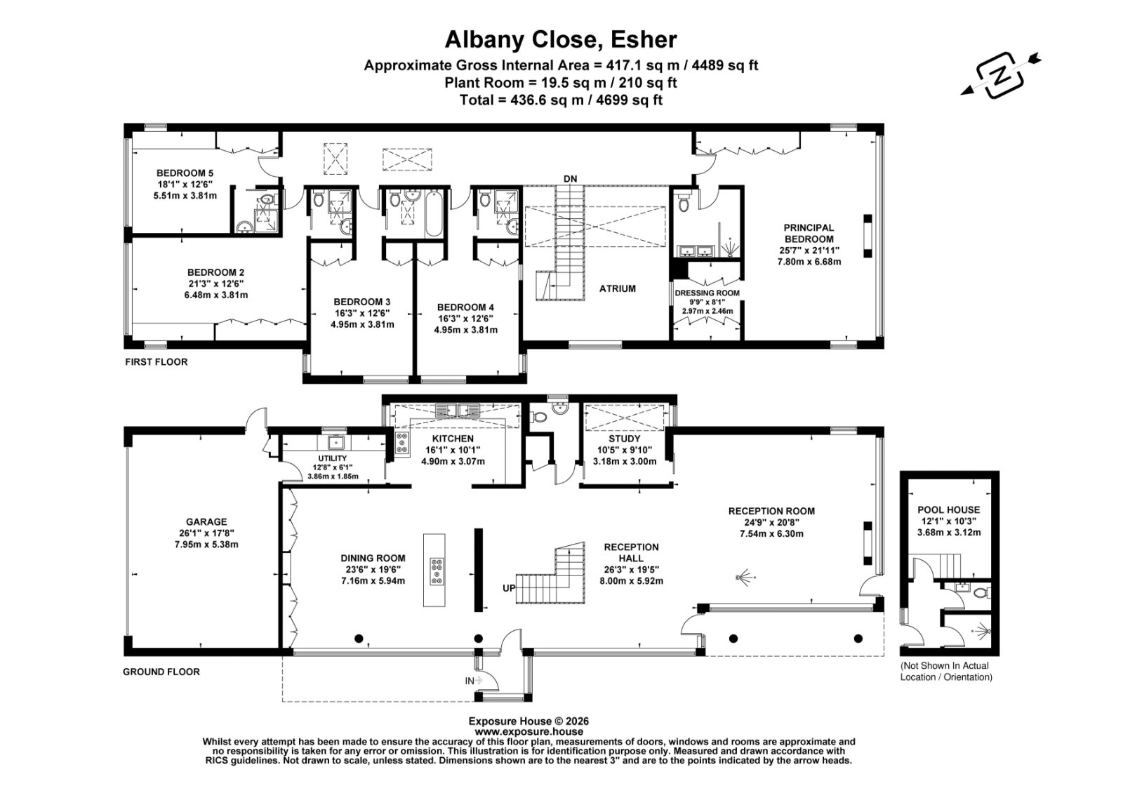 8, Albany Close, Surrey floorplan