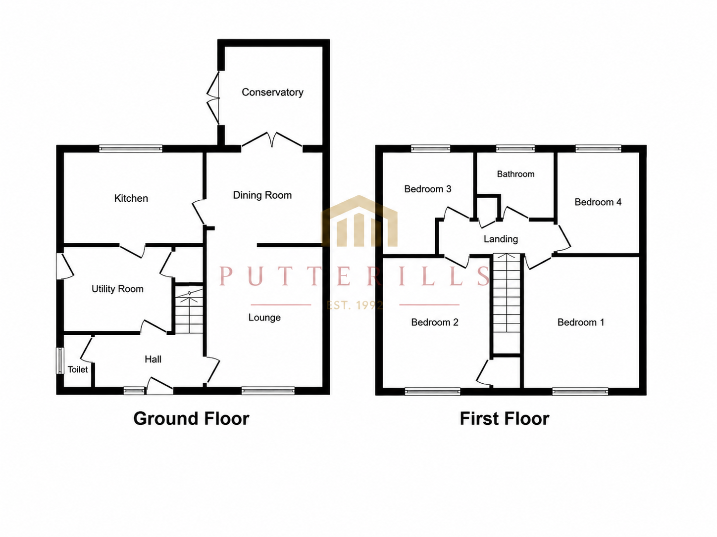 1, Newton Road, Hertfordshire floorplan