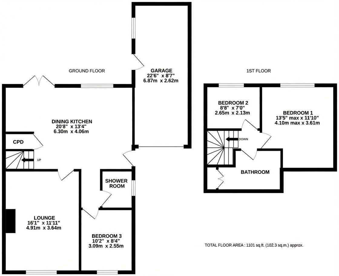 28, Strafford Walk, Barnsley floorplan