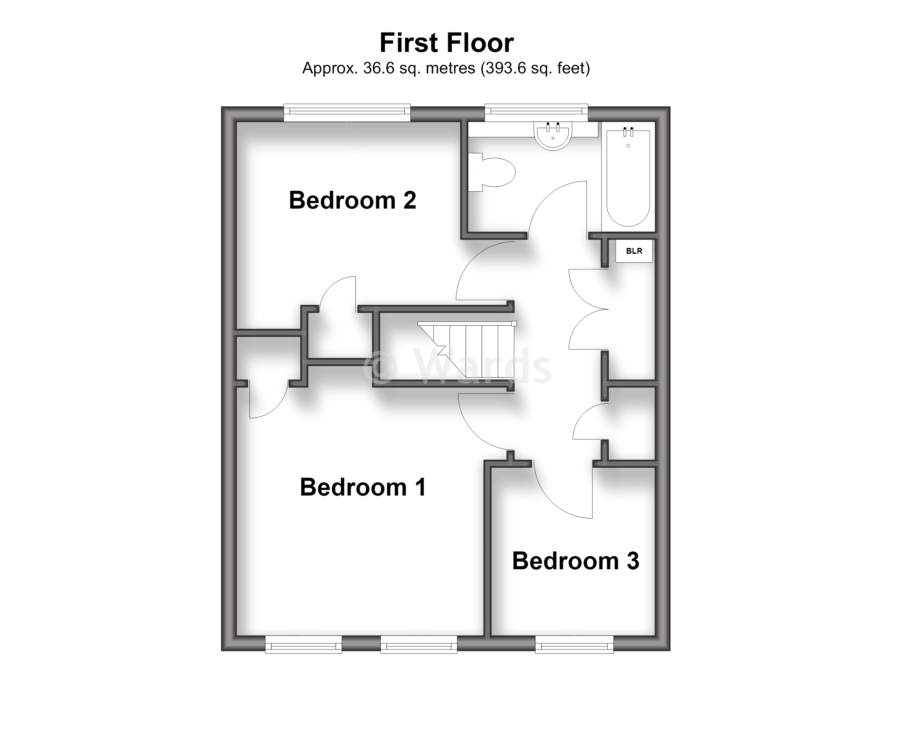 34, Sadlers Close, Chatham floorplan
