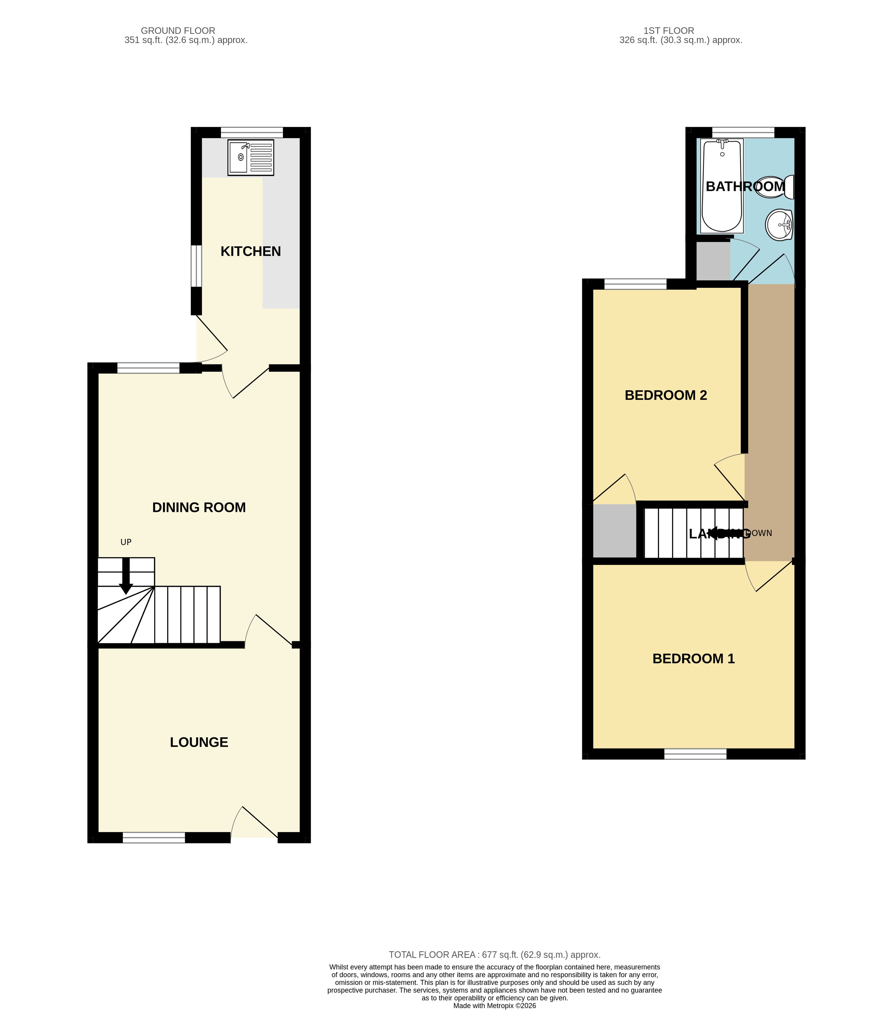Little Hallam Lane, Derbyshire floorplan