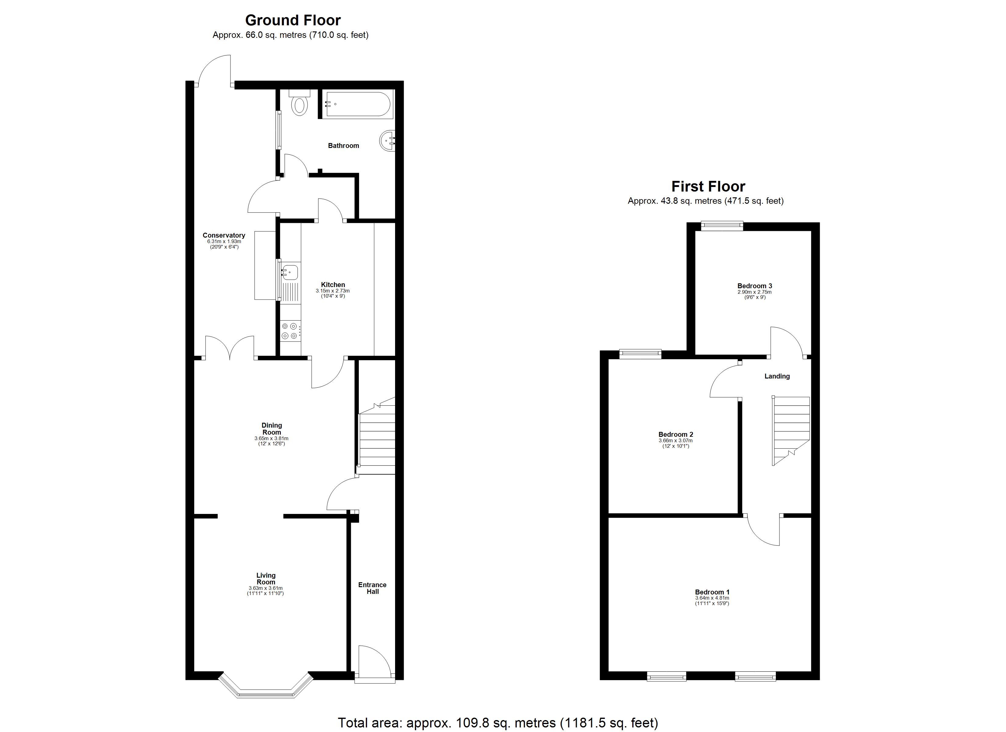 7, Windsor Street, Milton Keynes floorplan