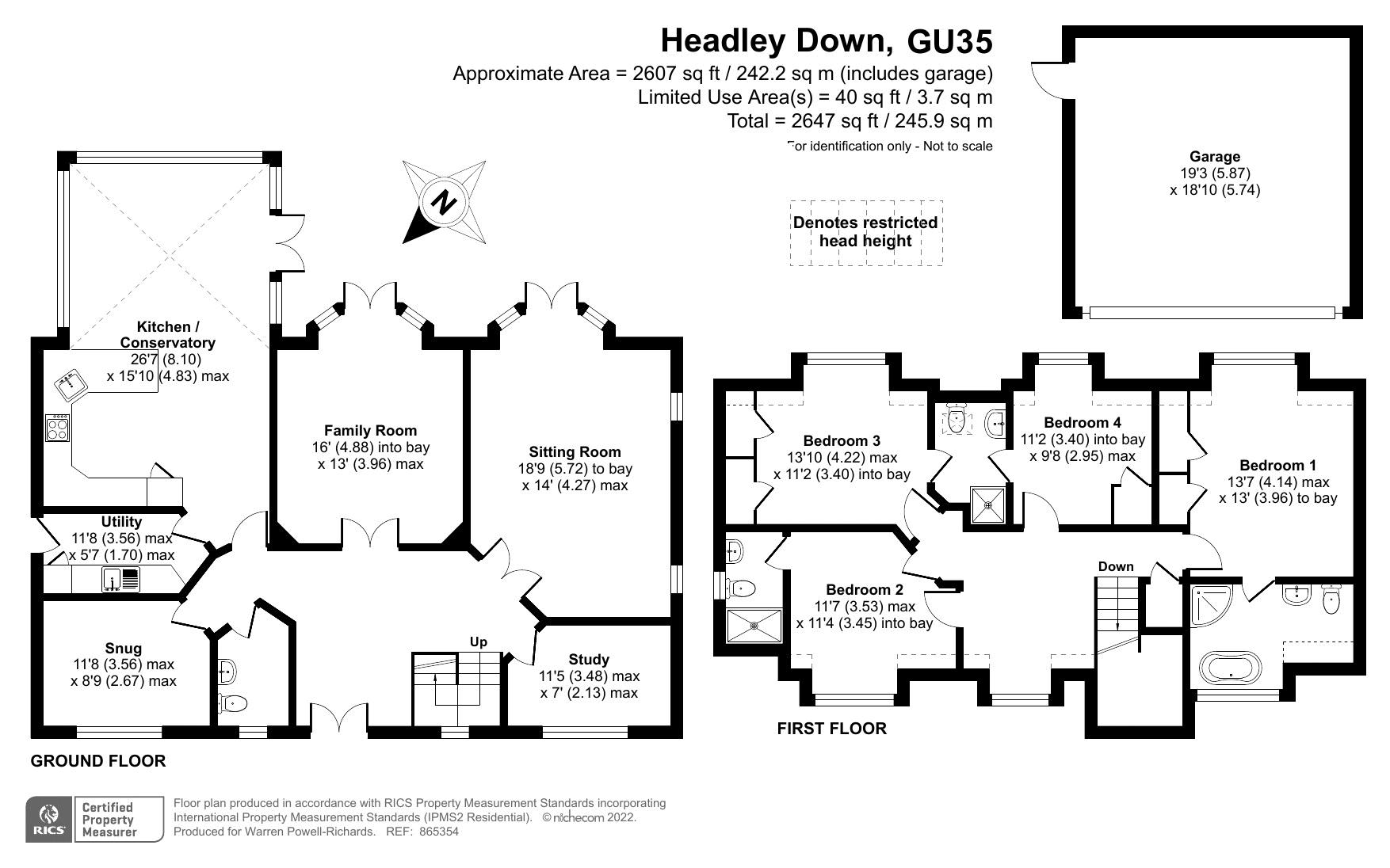 Sunnyside House,, Sunnyside Road, Headley Down floorplan