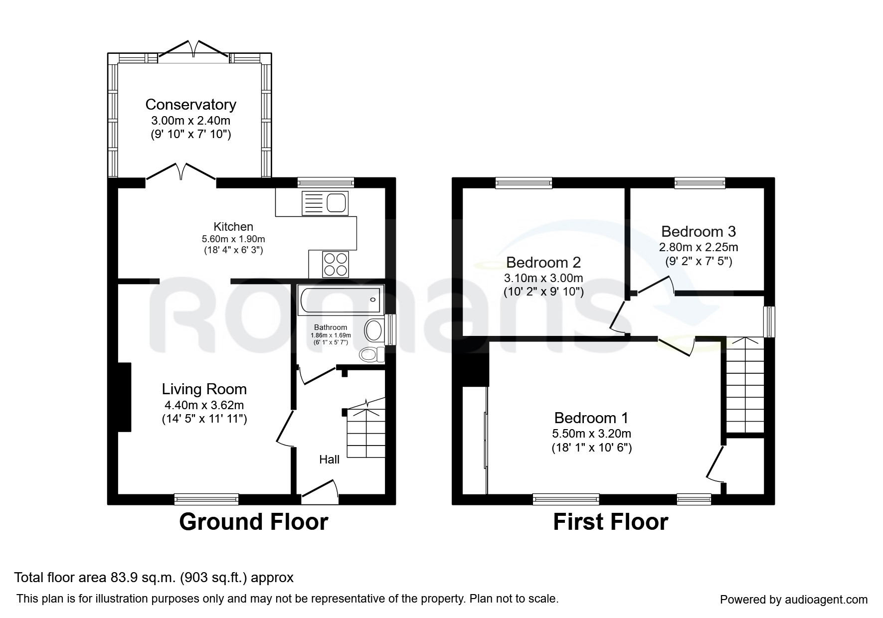 Odins Road, Bath floorplan