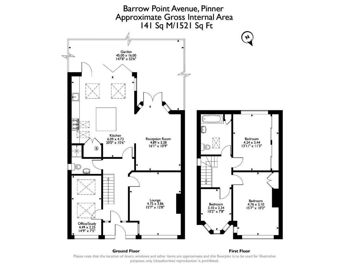 19, Barrow Point Avenue, Pinner floorplan
