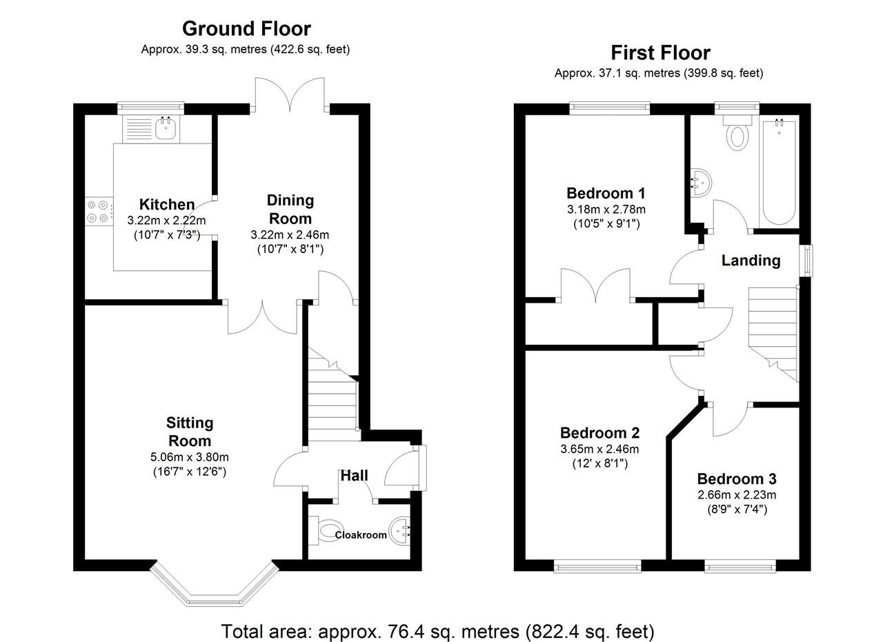 3 Bedrooms Semi-detached house for sale in Voyce Way, Shortstown, Bedford MK42