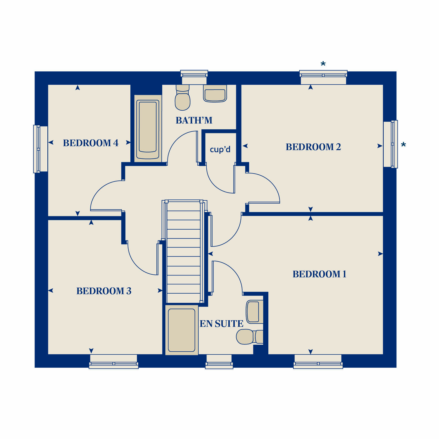 204, Martley Road, Worcester floorplan