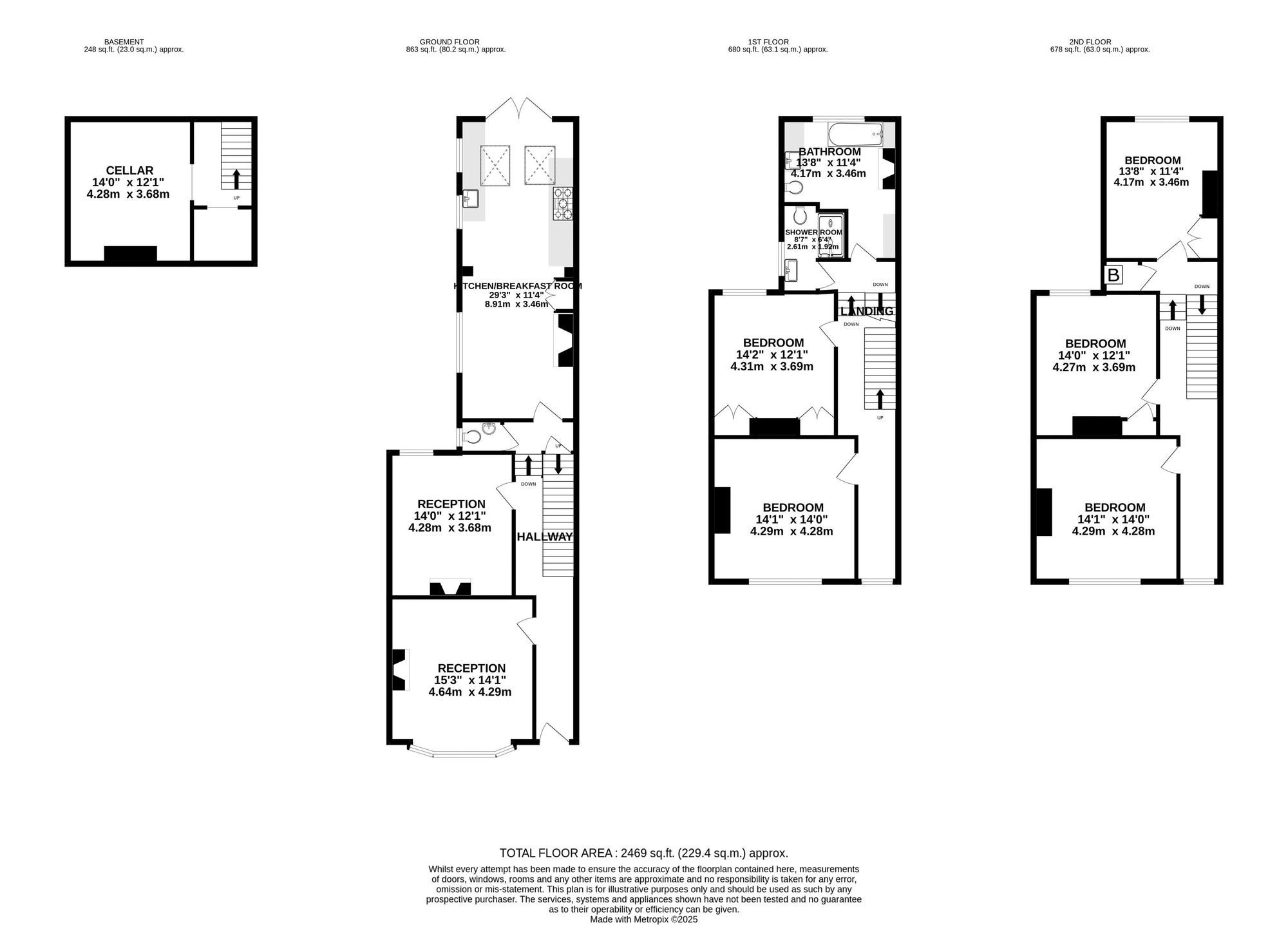 6 St. Davids Road, Southsea floorplan