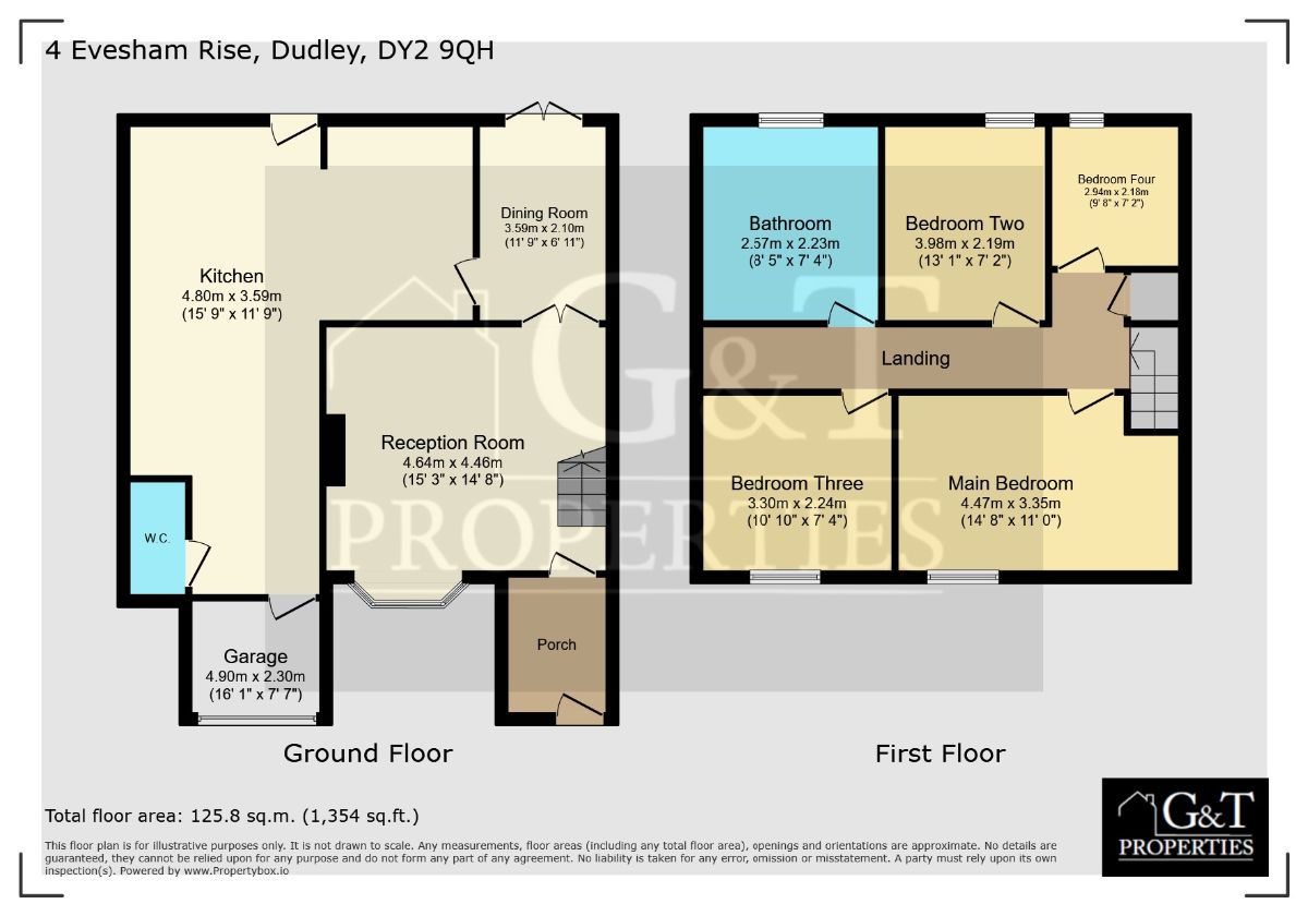 4 Evesham Rise, Dudley floorplan