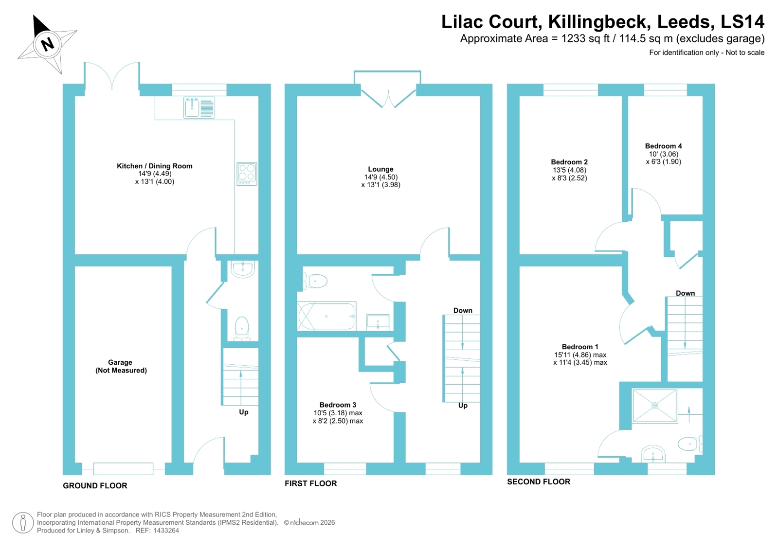 39, Lilac Court, Leeds floorplan