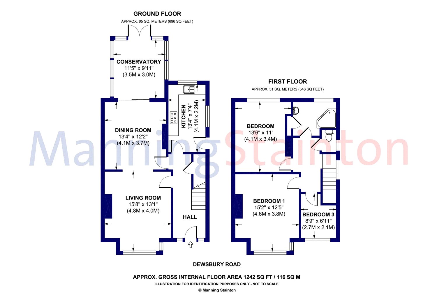 3 Bedrooms Semi-detached house for sale in Dewsbury Road, Wakefield, West Yorkshire WF2