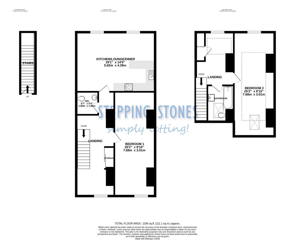 55, George Street, Oxon floorplan
