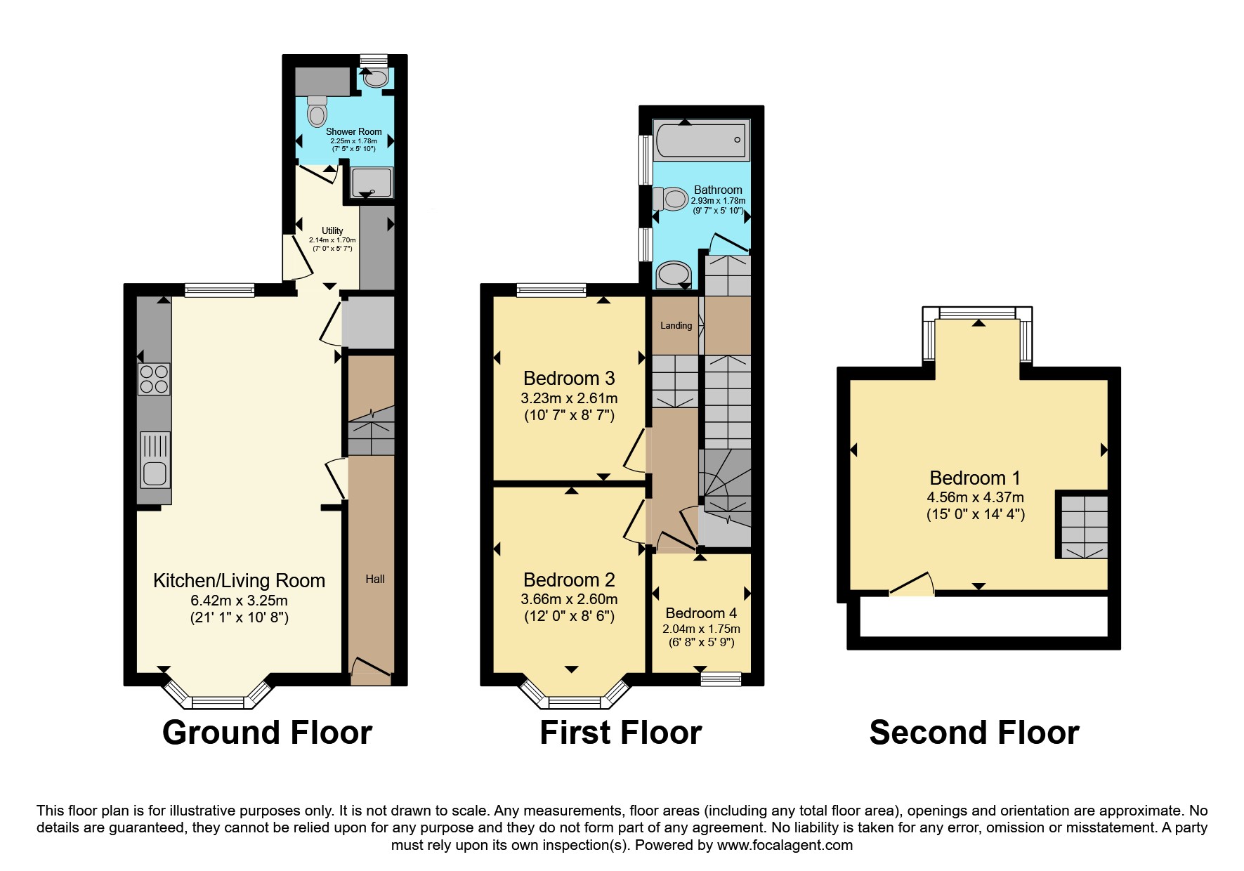 43a,, Bedford Road, Cornwall floorplan