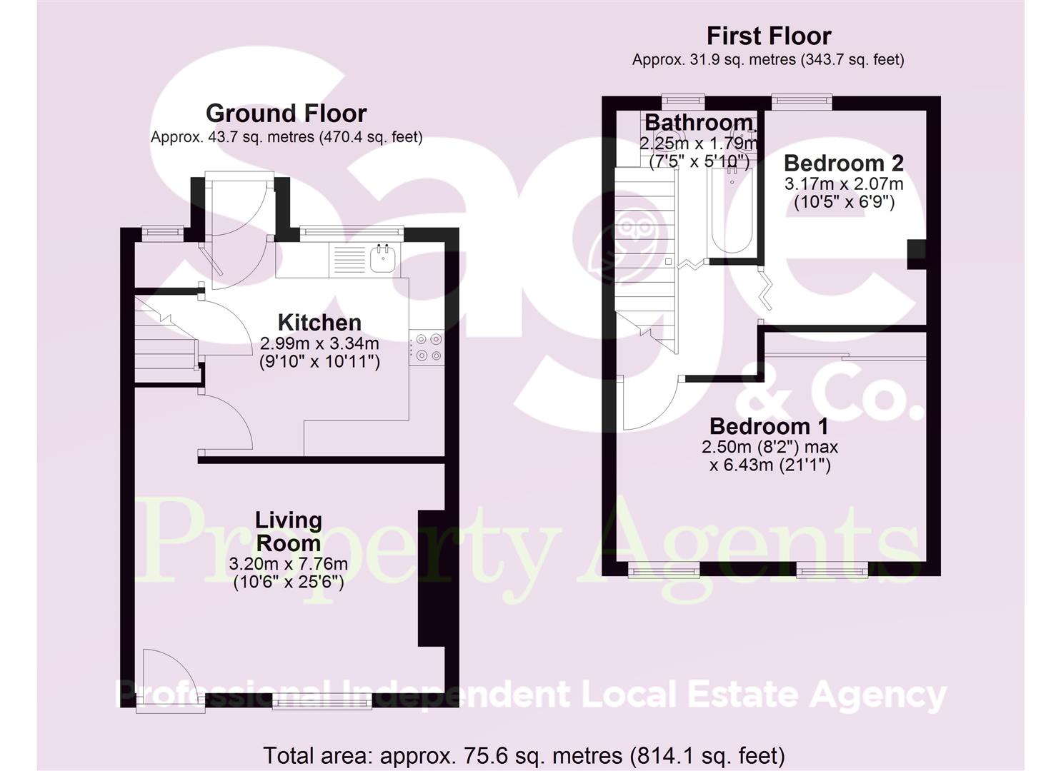15, Sarn Place, Newport floorplan