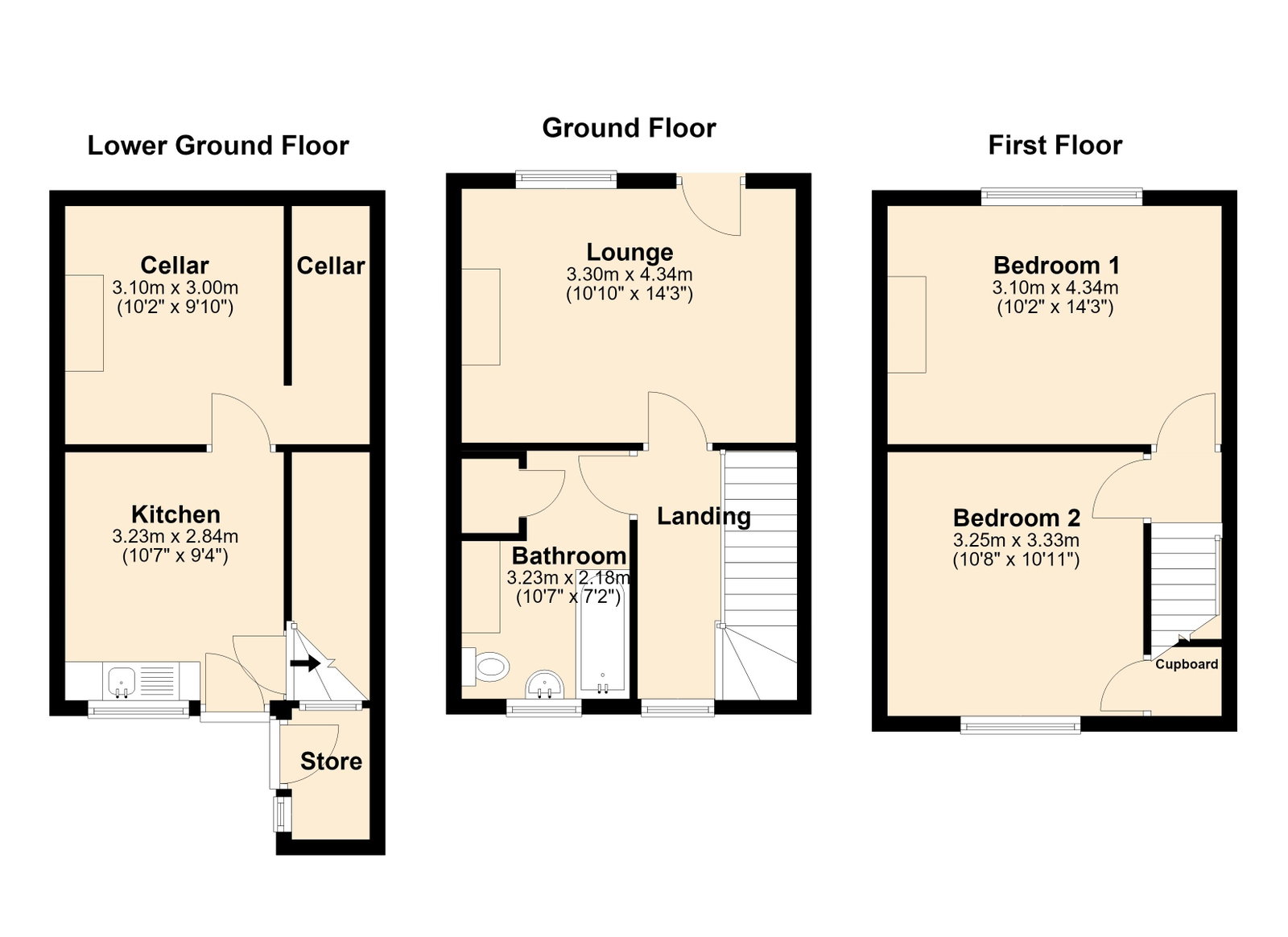 25, Granville Street, Swadlincote floorplan