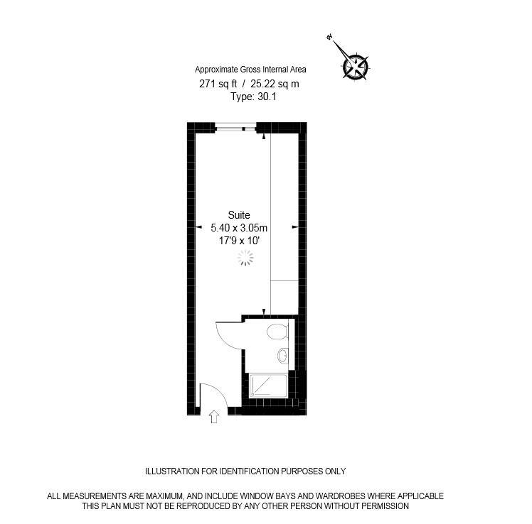 13, Moore House, 2 Gatliff Road floorplan